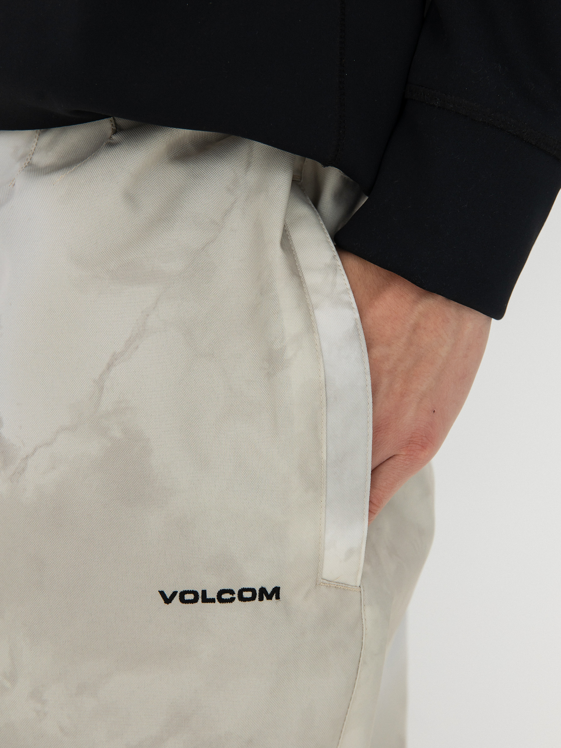 Mens Volcom Vlcmxdustbox Snowboard pants (bleach cream)
