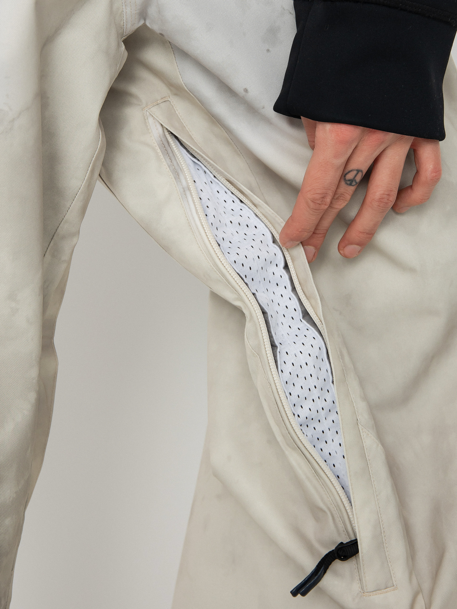 Mens Volcom Vlcmxdustbox Snowboard pants (bleach cream)