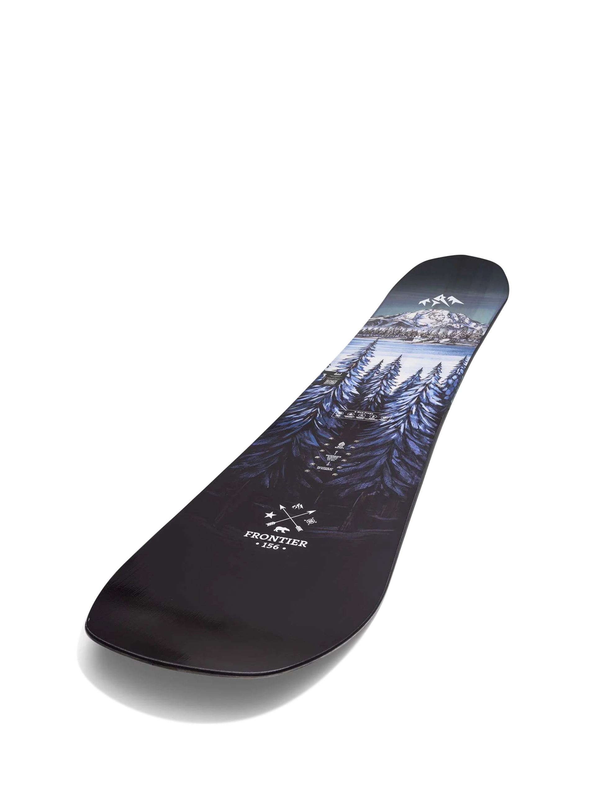 Jones Snowboards Frontier Snowboard - black (black/blue)