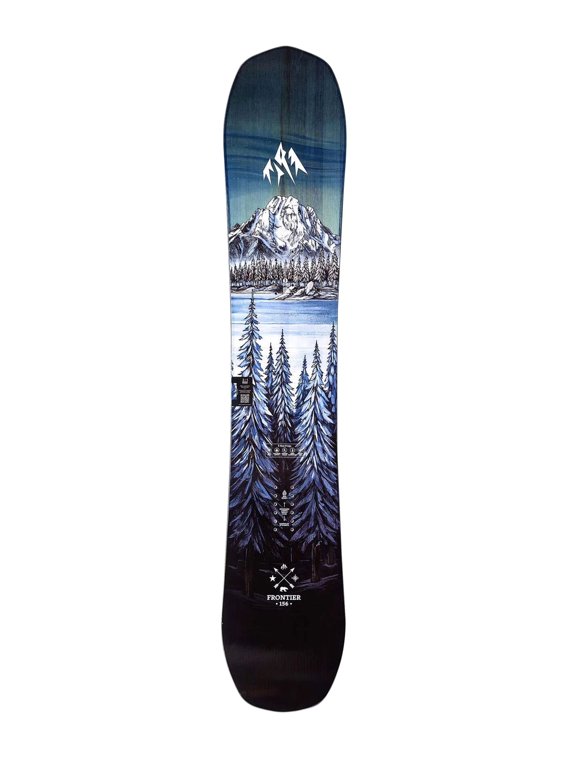 Jones Snowboards Frontier Snowboard - black (black/blue) Jones Snowboards Frontier Snowboard - black (black/blue)