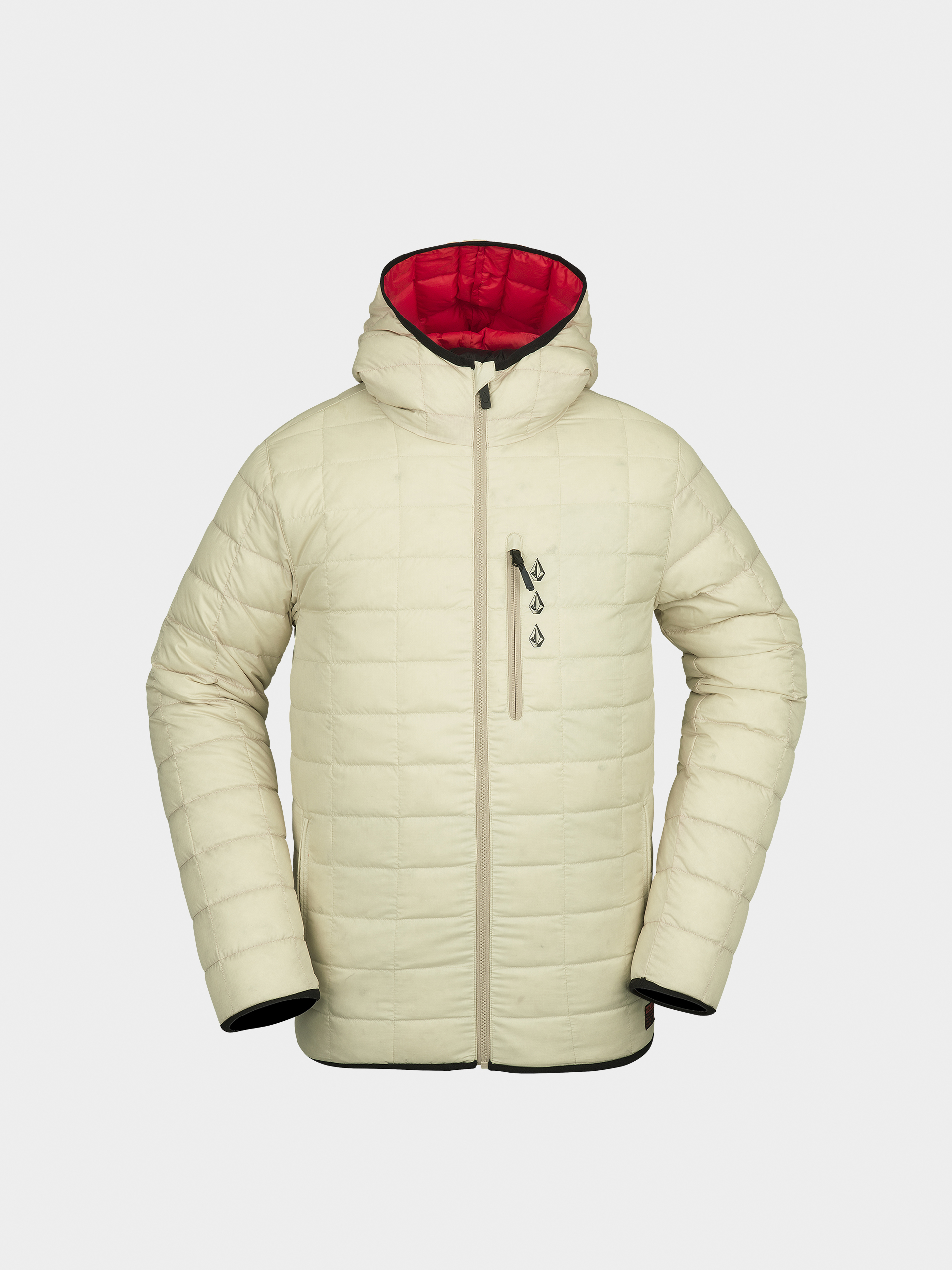 Mens Volcom Puff Puff Give Snowboard jacket (khaki)