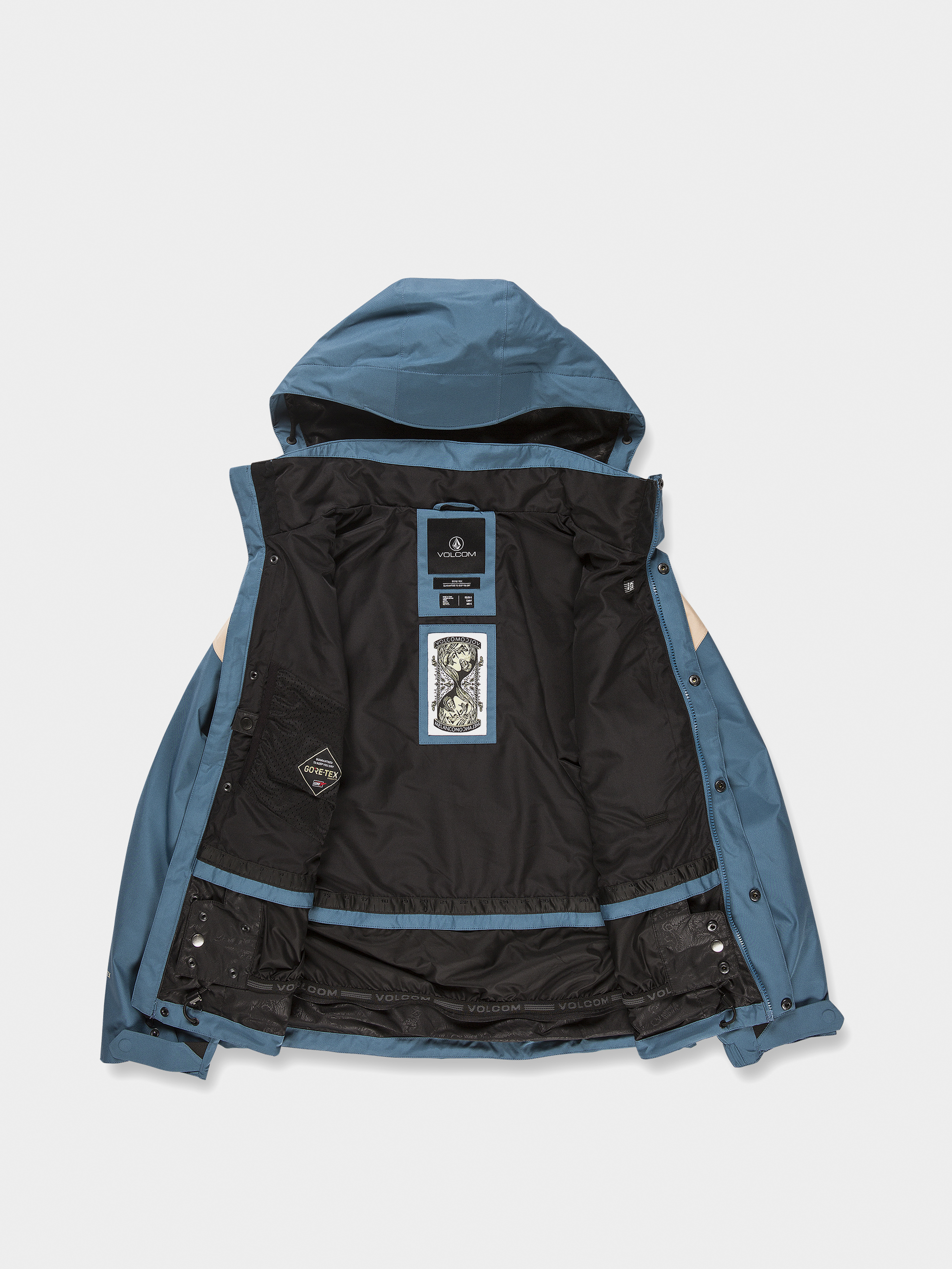 Damen Volcom Melancon Gore Tex Snowboardjacke (petrol blue)