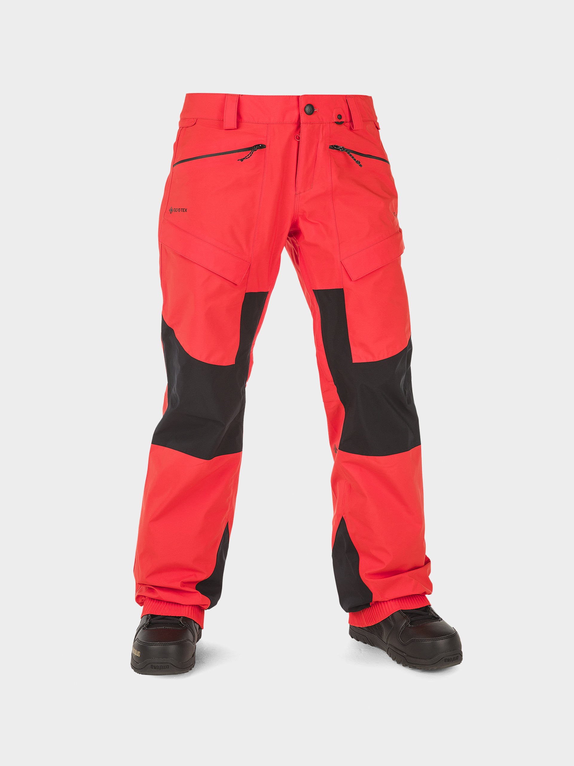 Damen Volcom V.Co At Stretch Gore Tex Snowboardhose (orange shock)