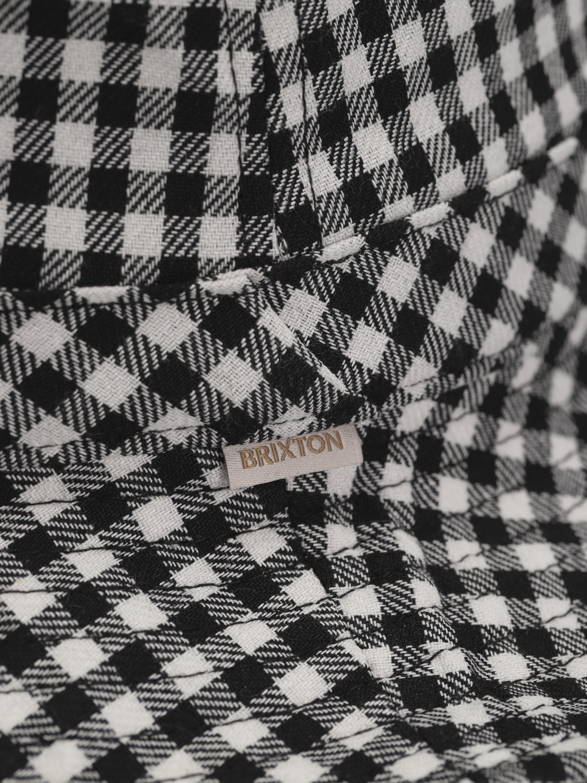 Brixton Petra Packable Bucket Hat Hut/schibermütze (black gingham)