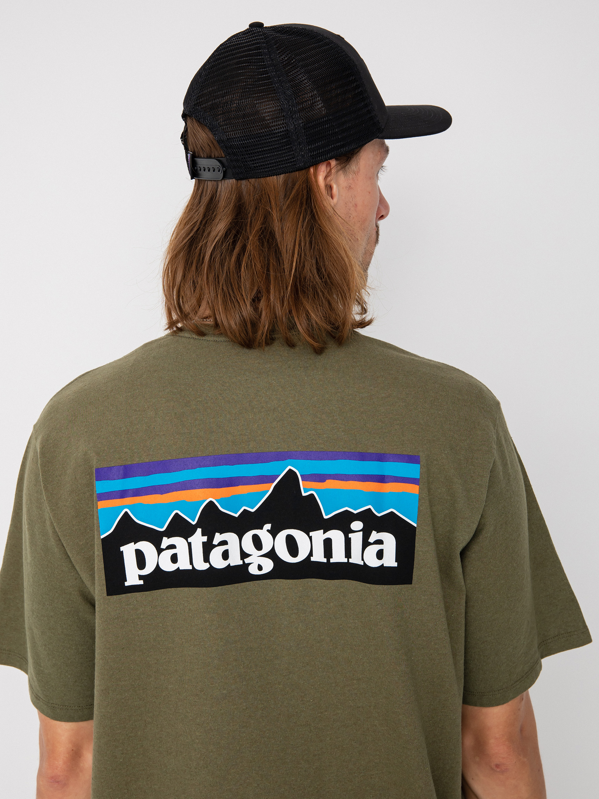 Patagonia P 6 Logo Responsibili T-shirt (wyoming green)