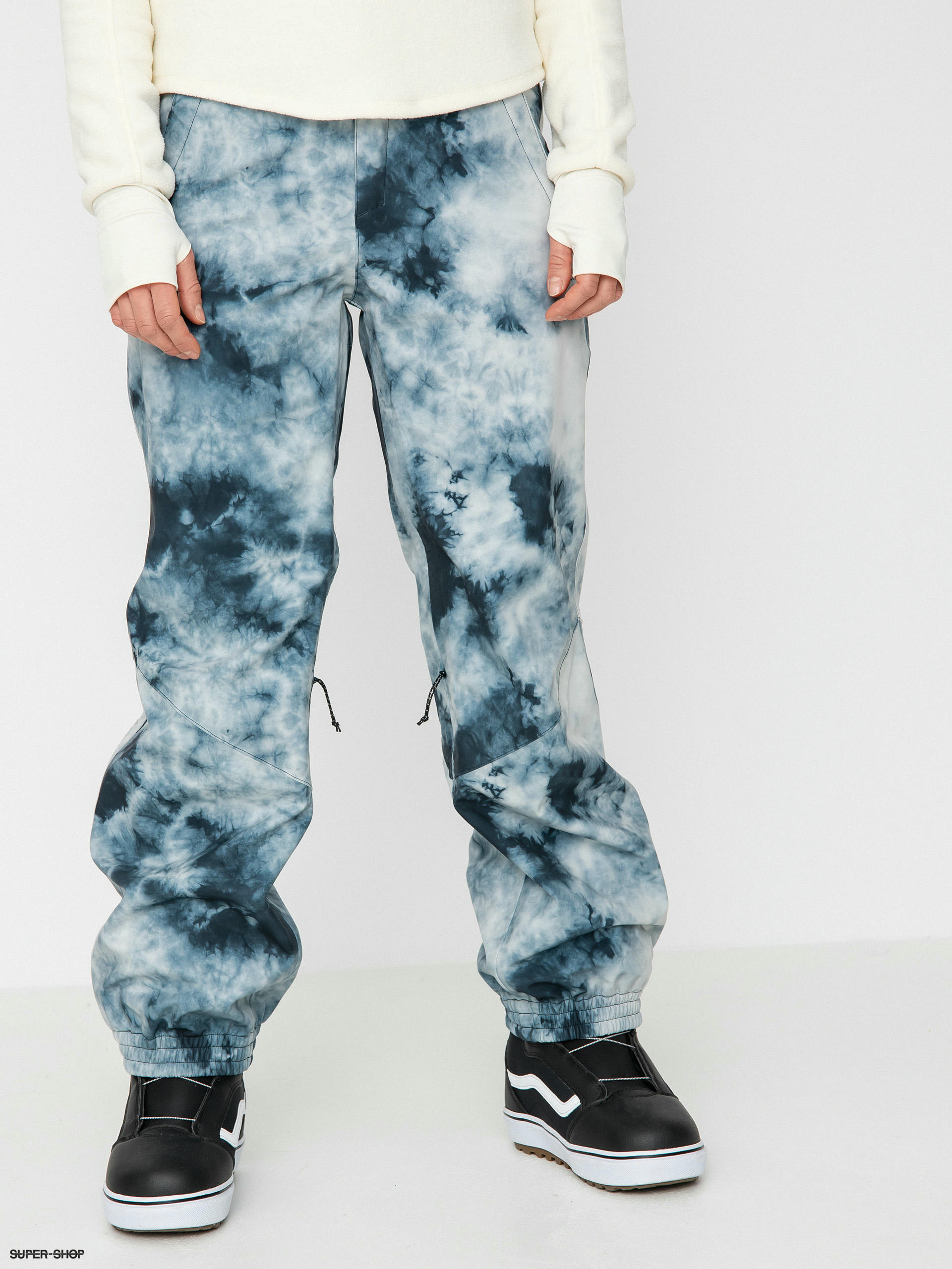 Blue and white tie best sale dye pants