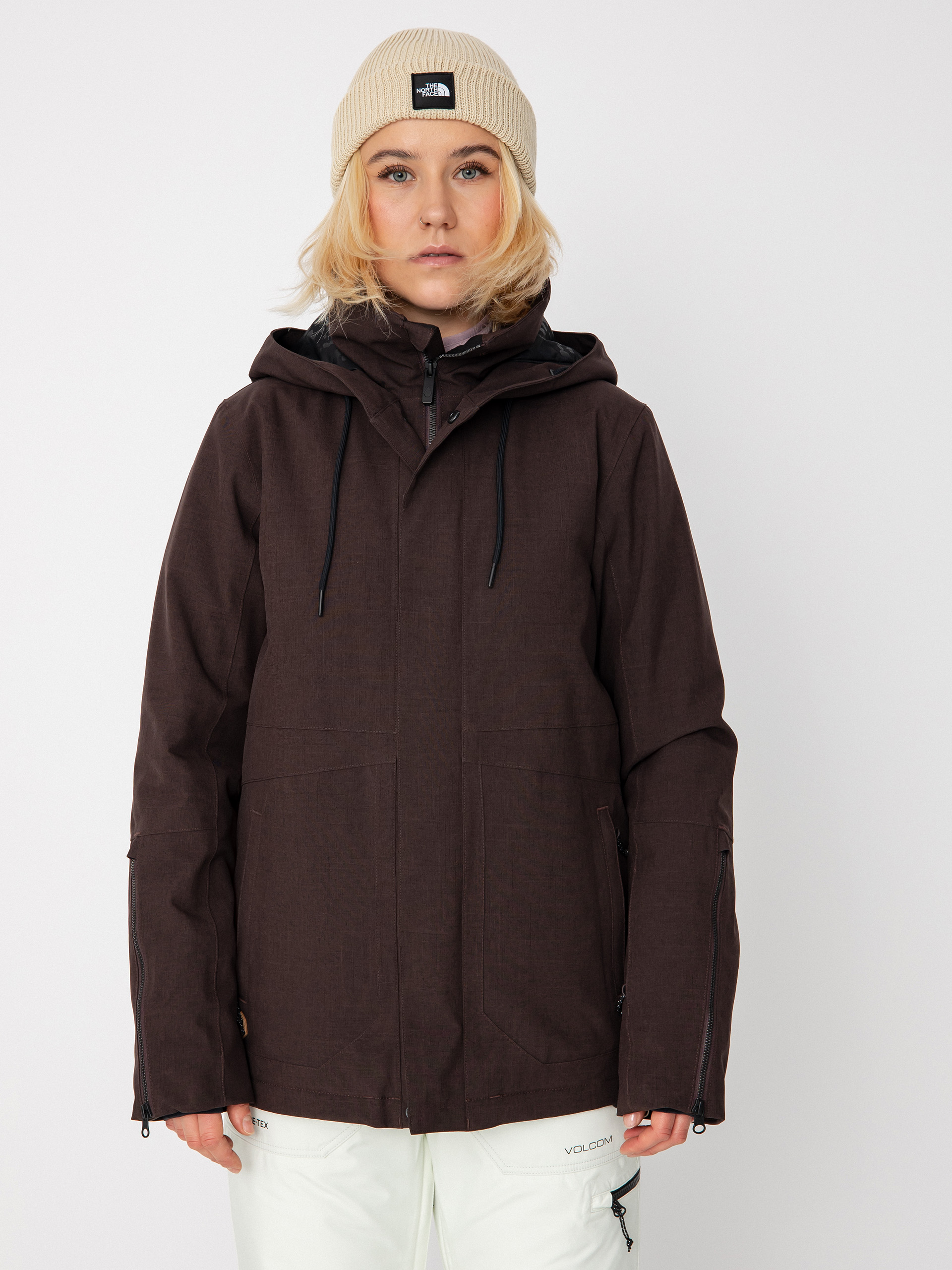 Womens Volcom Sherwin Ins Snowboard jacket (black plum)