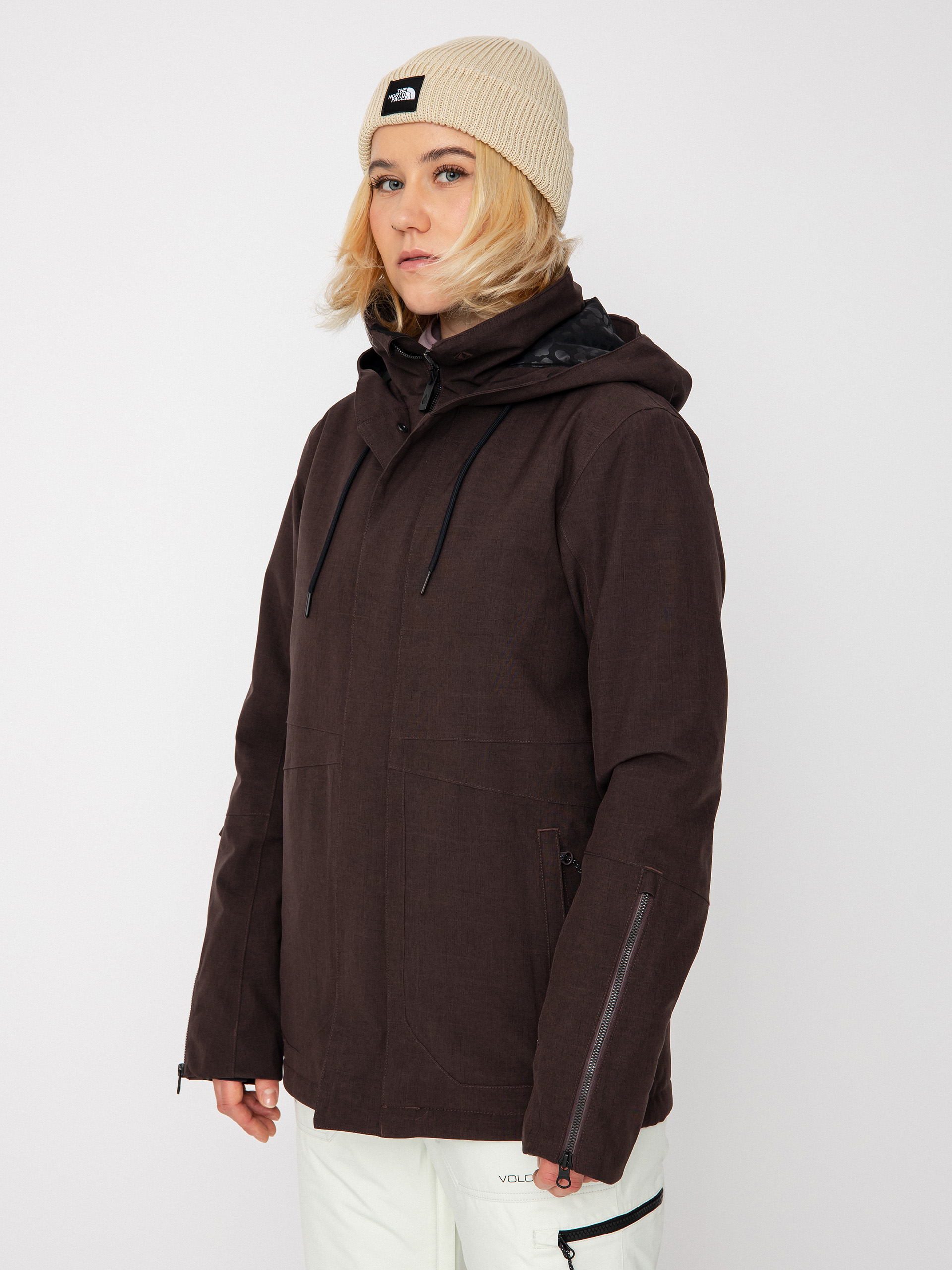 Damen Volcom Sherwin Ins Snowboardjacke (black plum)