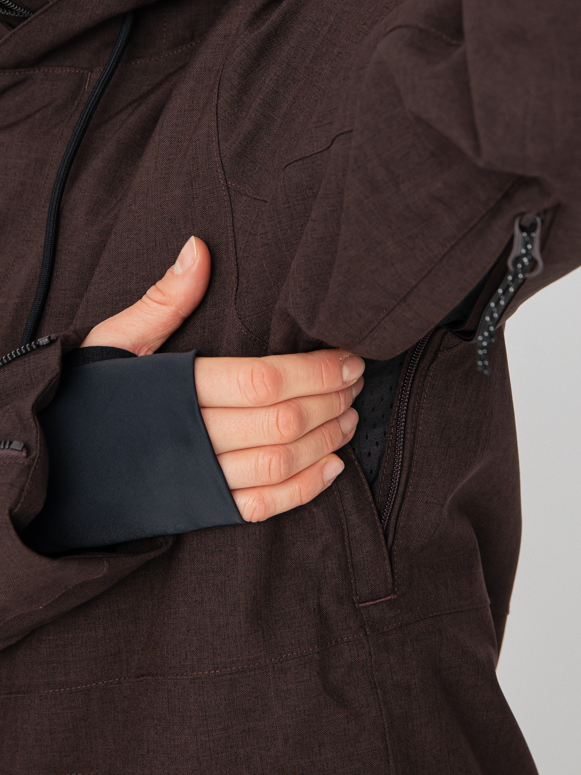 Damen Volcom Sherwin Ins Snowboardjacke (black plum)