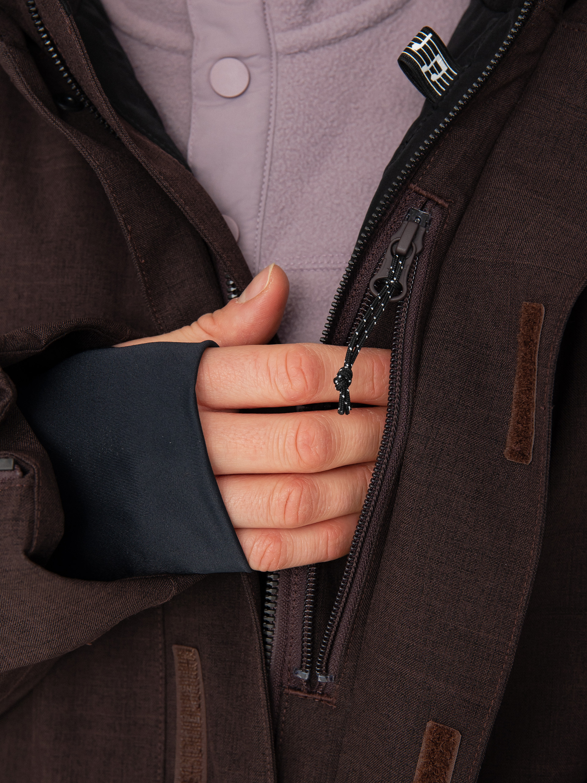 Damen Volcom Sherwin Ins Snowboardjacke (black plum)