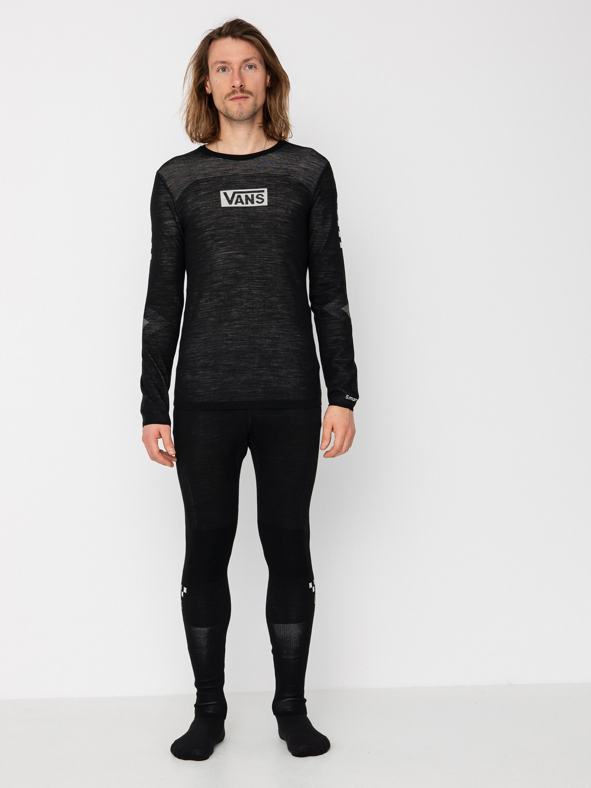 Mens Vans X Smartwool Intraknit Merino Crew Active longsleeve (black)