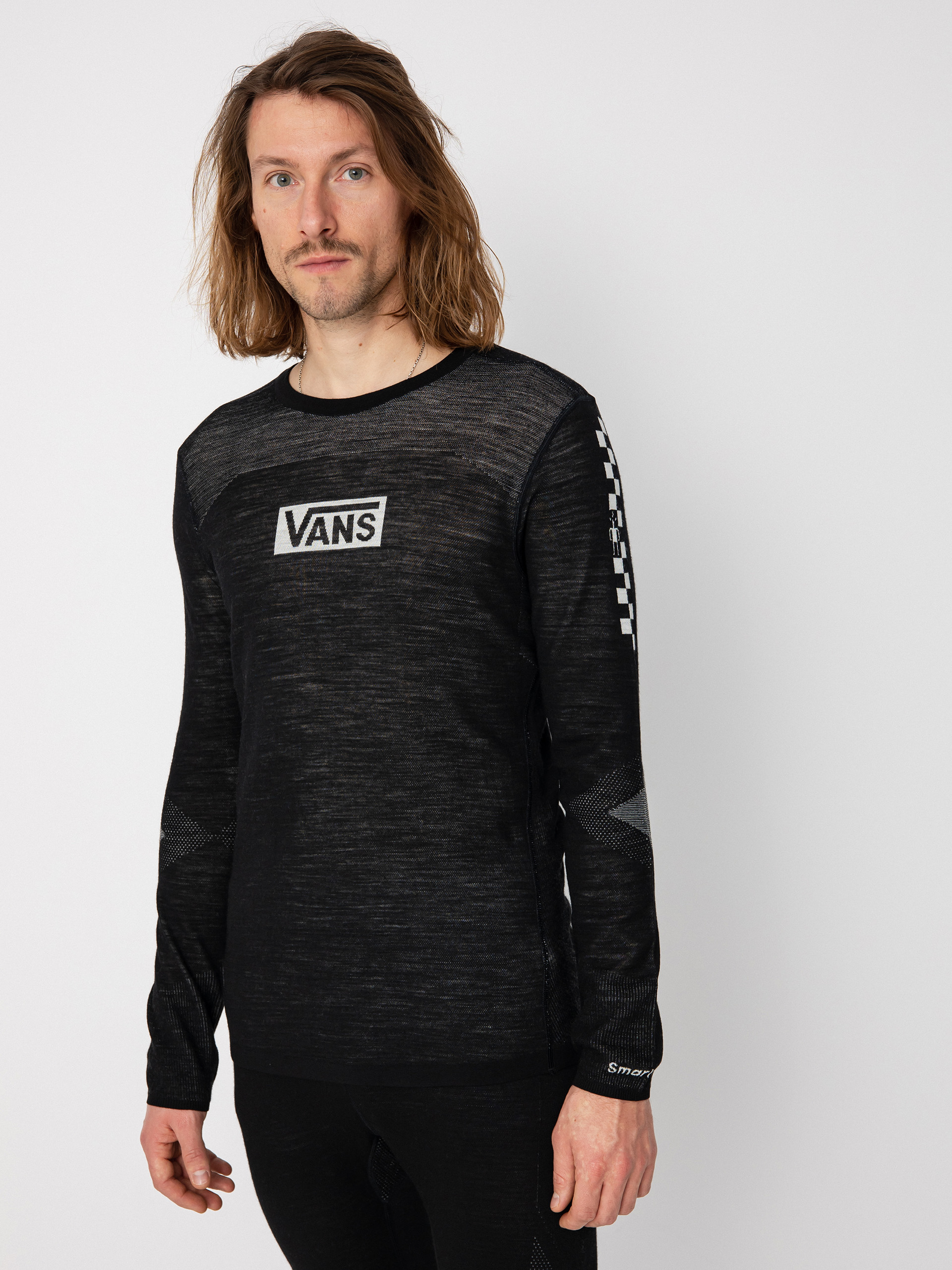 Mens Vans X Smartwool Intraknit Merino Crew Active longsleeve (black)