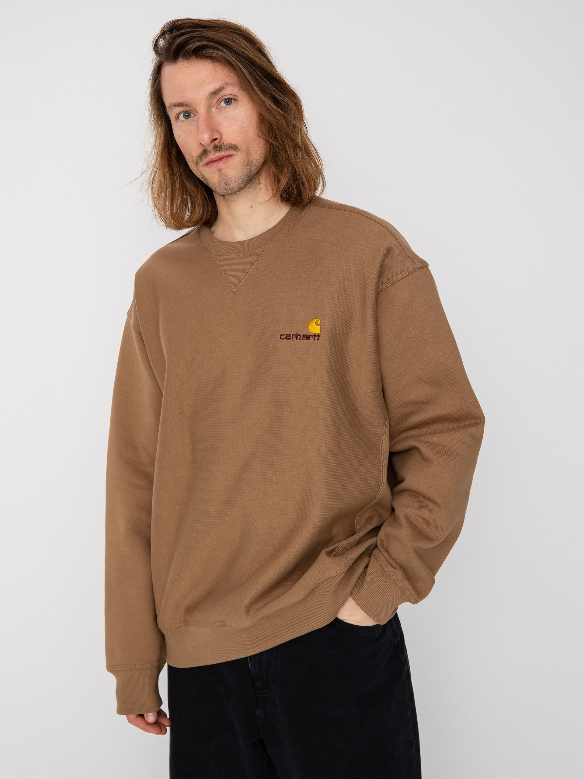 Carhartt WIP American Script Sweatshirt (buffalo)