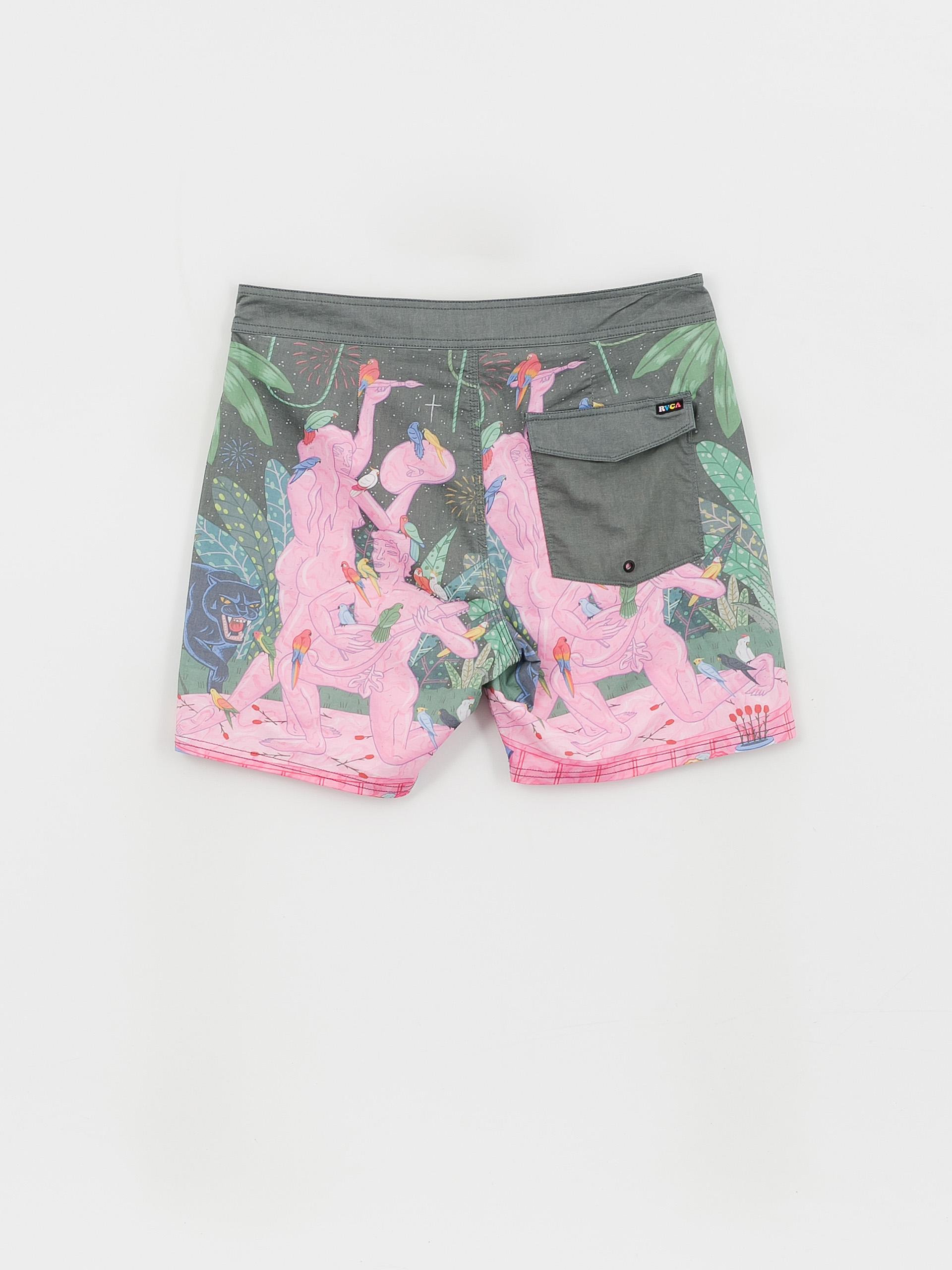RVCA Nightscape Trunk Boardshorts (black multi)