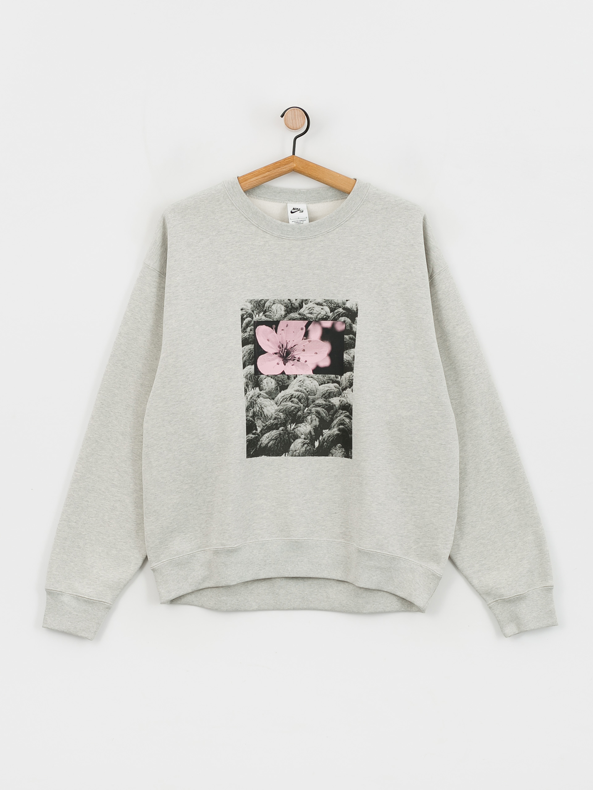 Nike SB Natural Boarder Sweatshirt (grey heather)