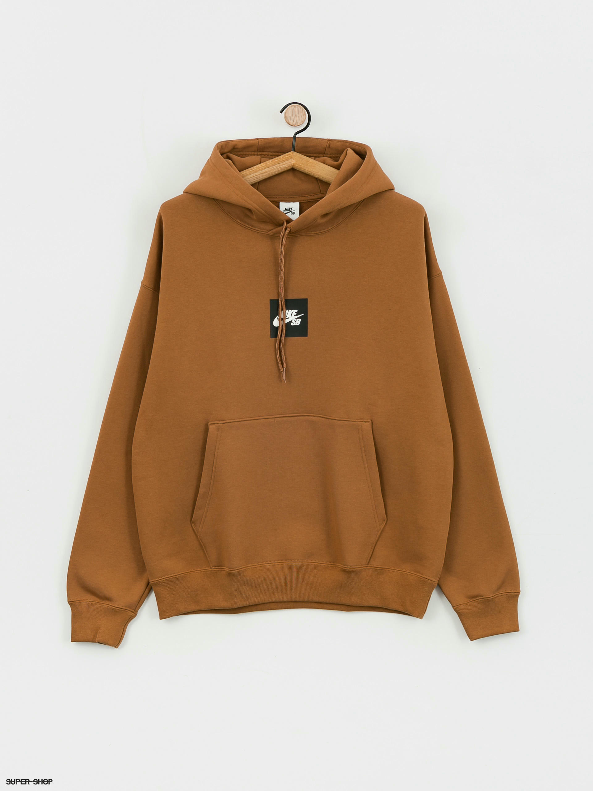 Nike SB Box Logo Pullover Hoodie - Ale Brown – Route One