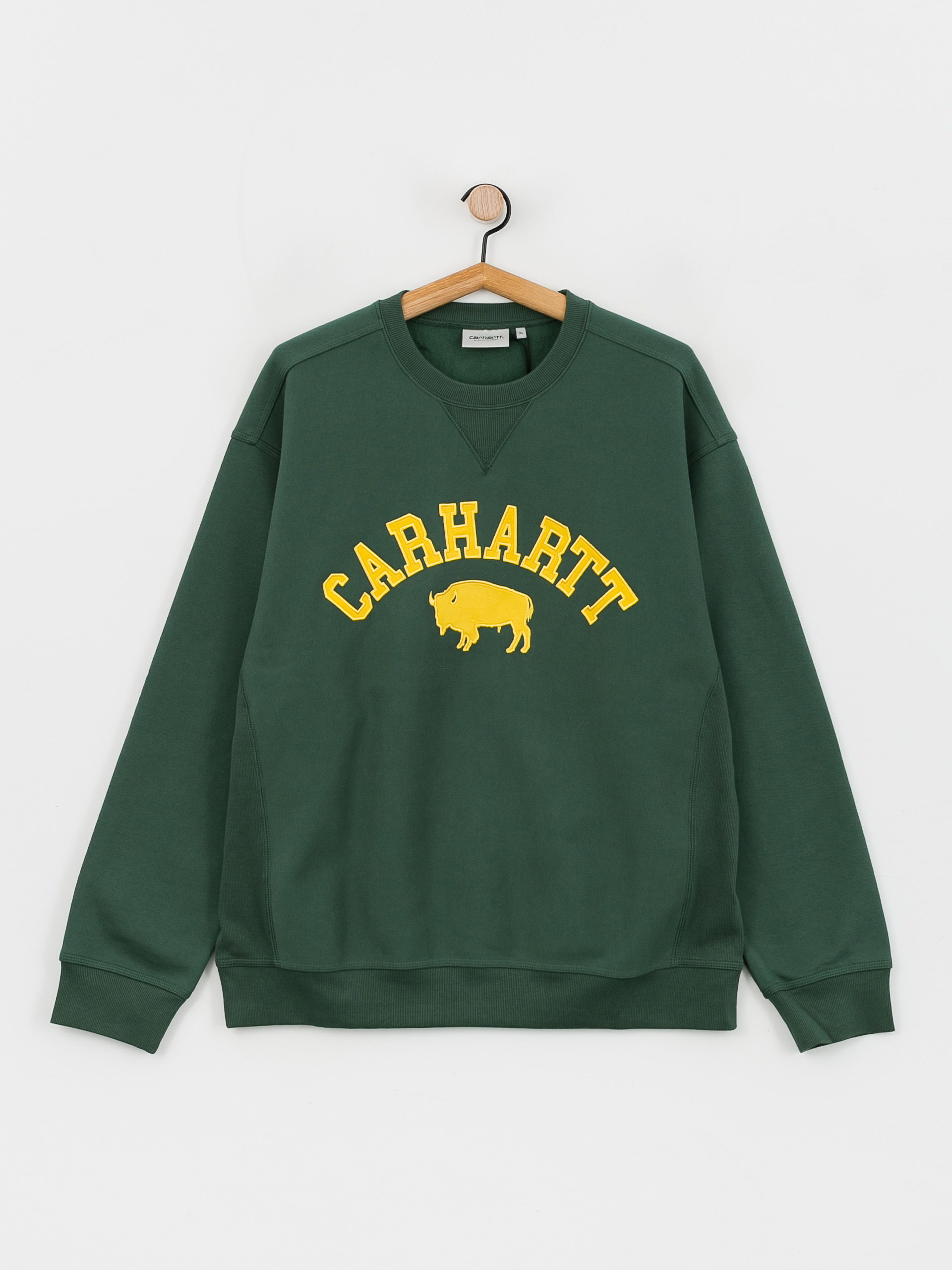 【Carhartt】 LOCKER SWEATSHIRT Relaxed Fit Locker Sweatshirt Black/White | Carhartt WIP | EQVVS