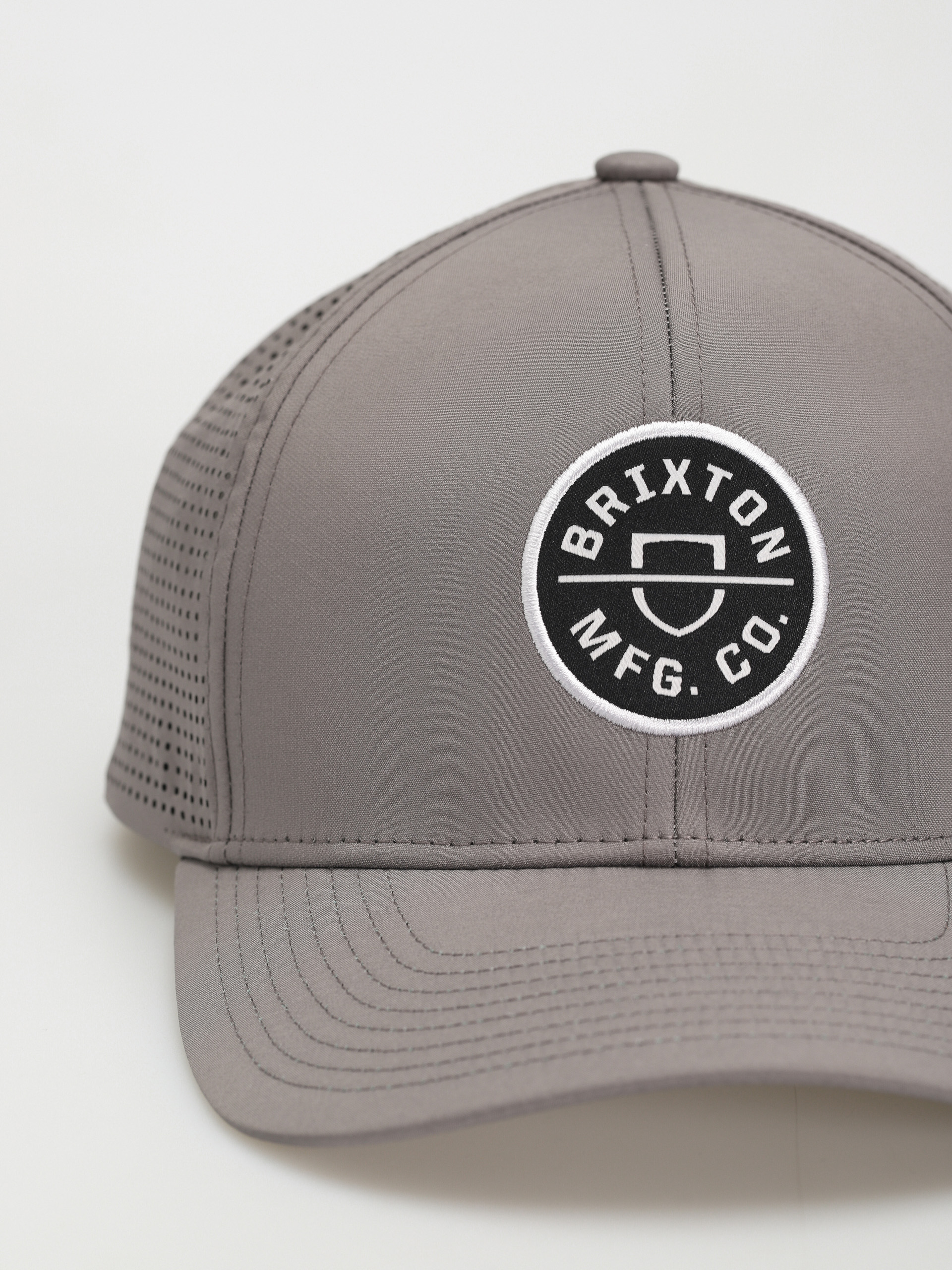 Brixton Crest X Mp Snapback Cap (grey/grey)