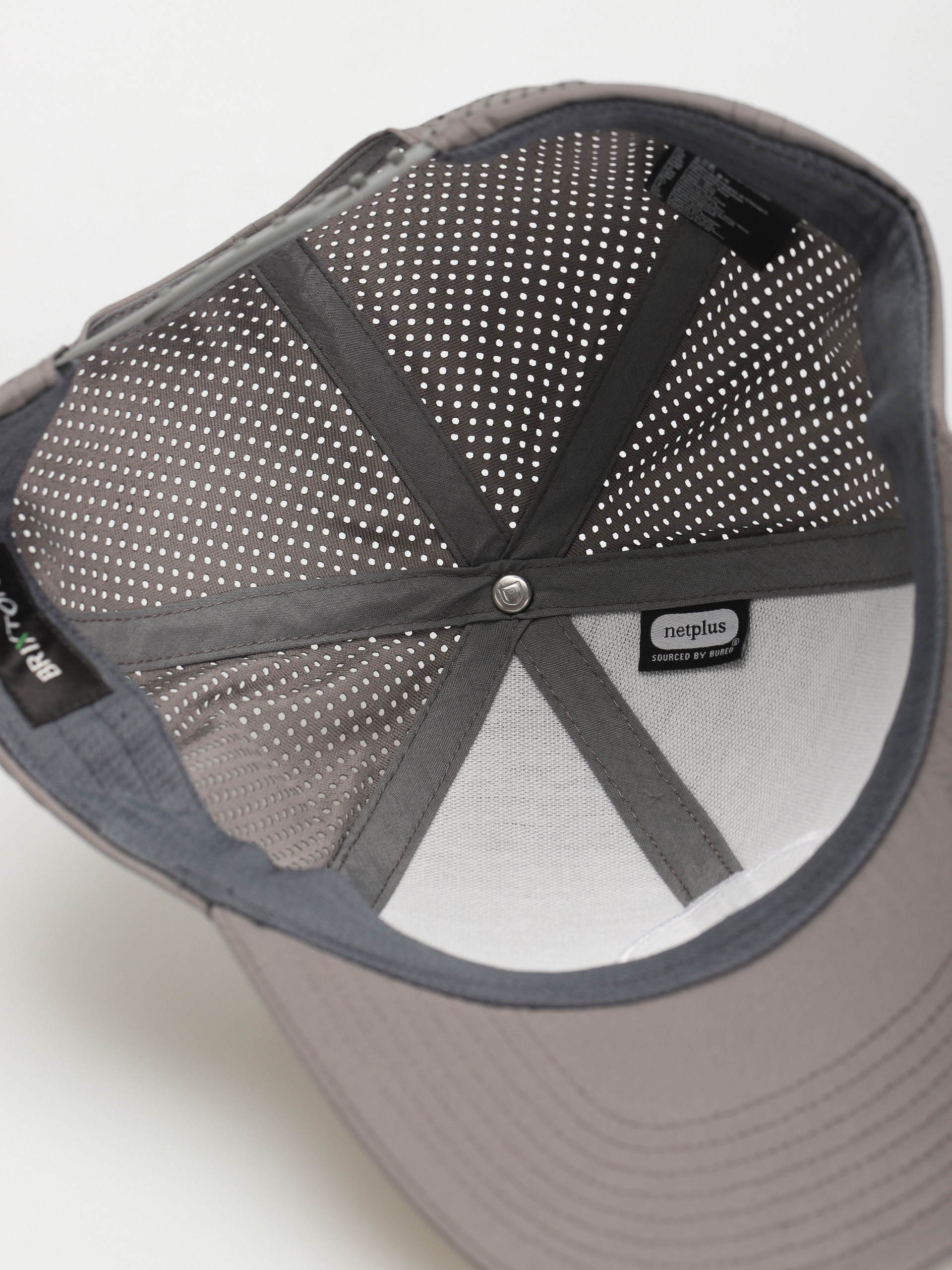 Brixton Crest X Mp Snapback Cap (grey/grey)