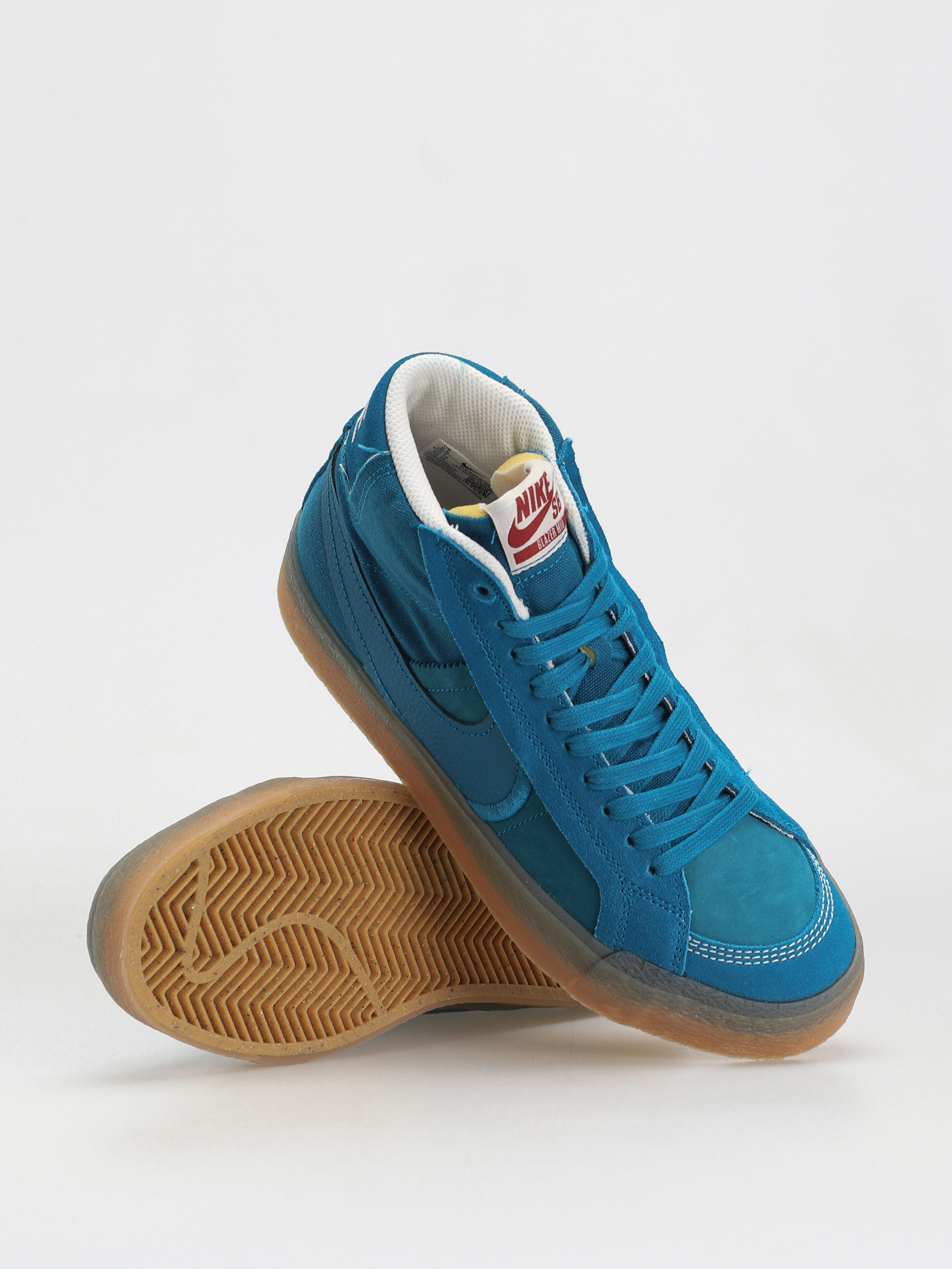 Nike SB Zoom Blazer Mid Premium Shoes - blue (green abyss/green 