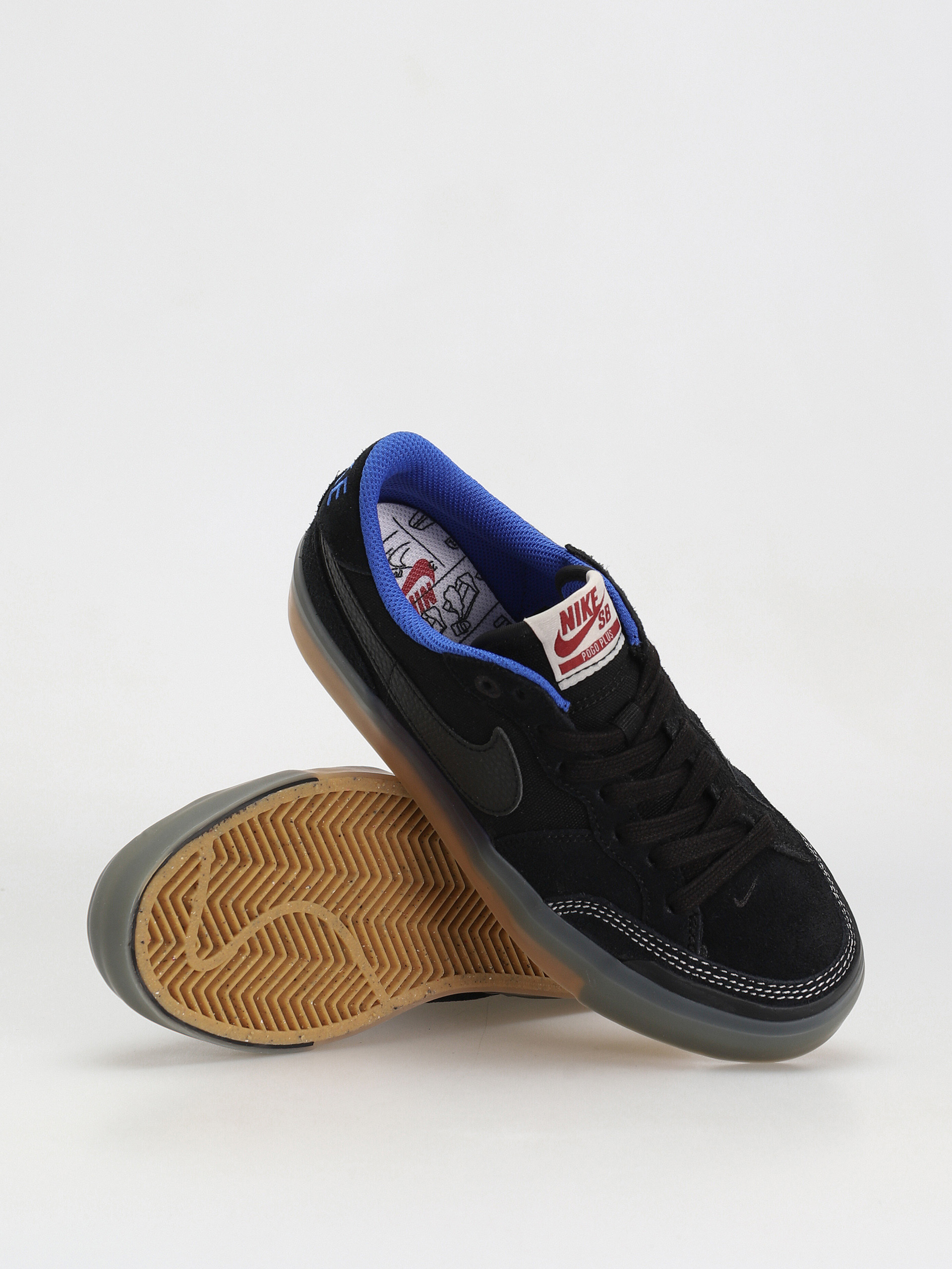 Nike SB Pogo Premium Schuhe (black/black hyper royal gum light brown)