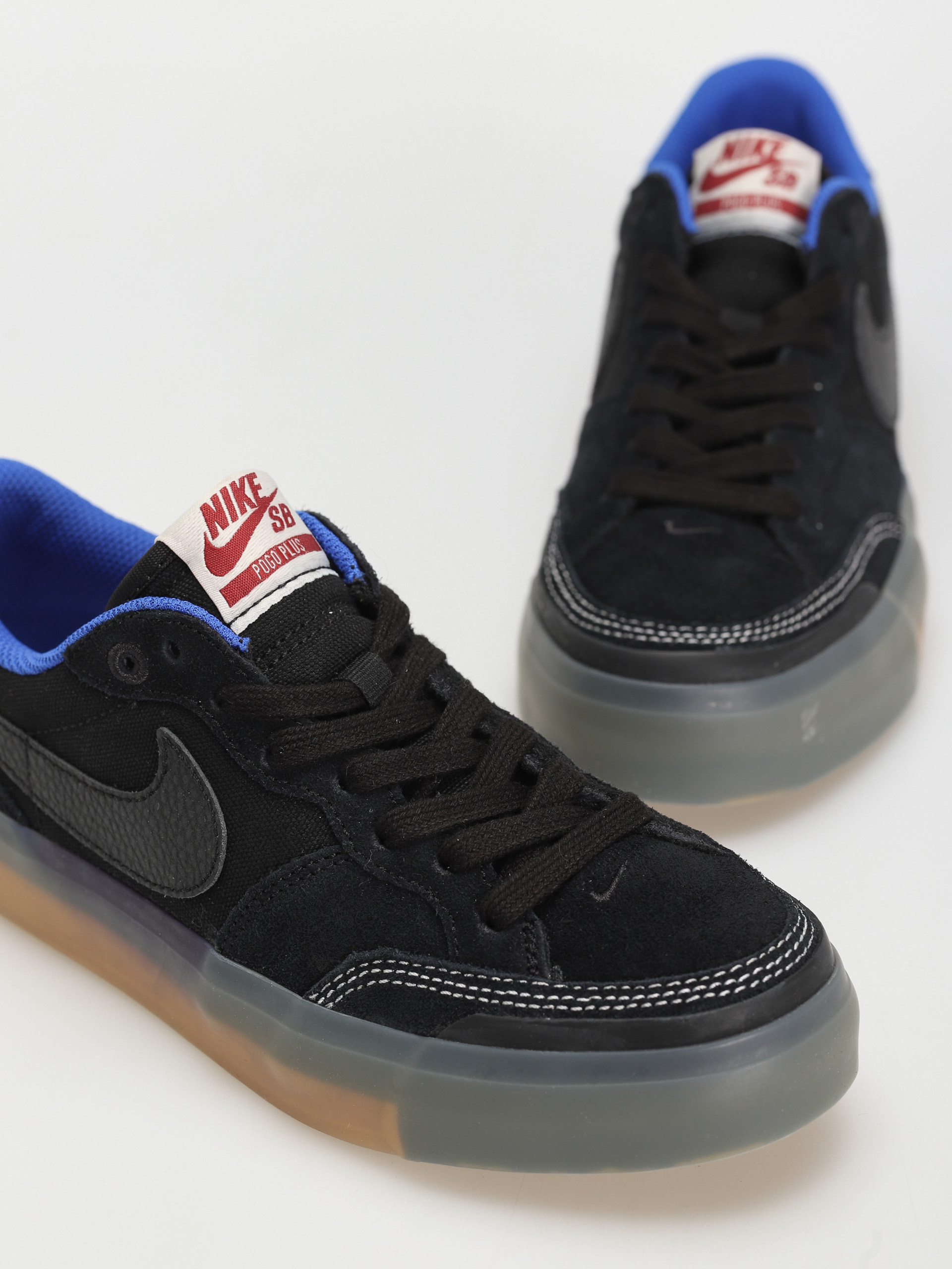 Nike SB Pogo Premium Schuhe (black/black hyper royal gum light brown)
