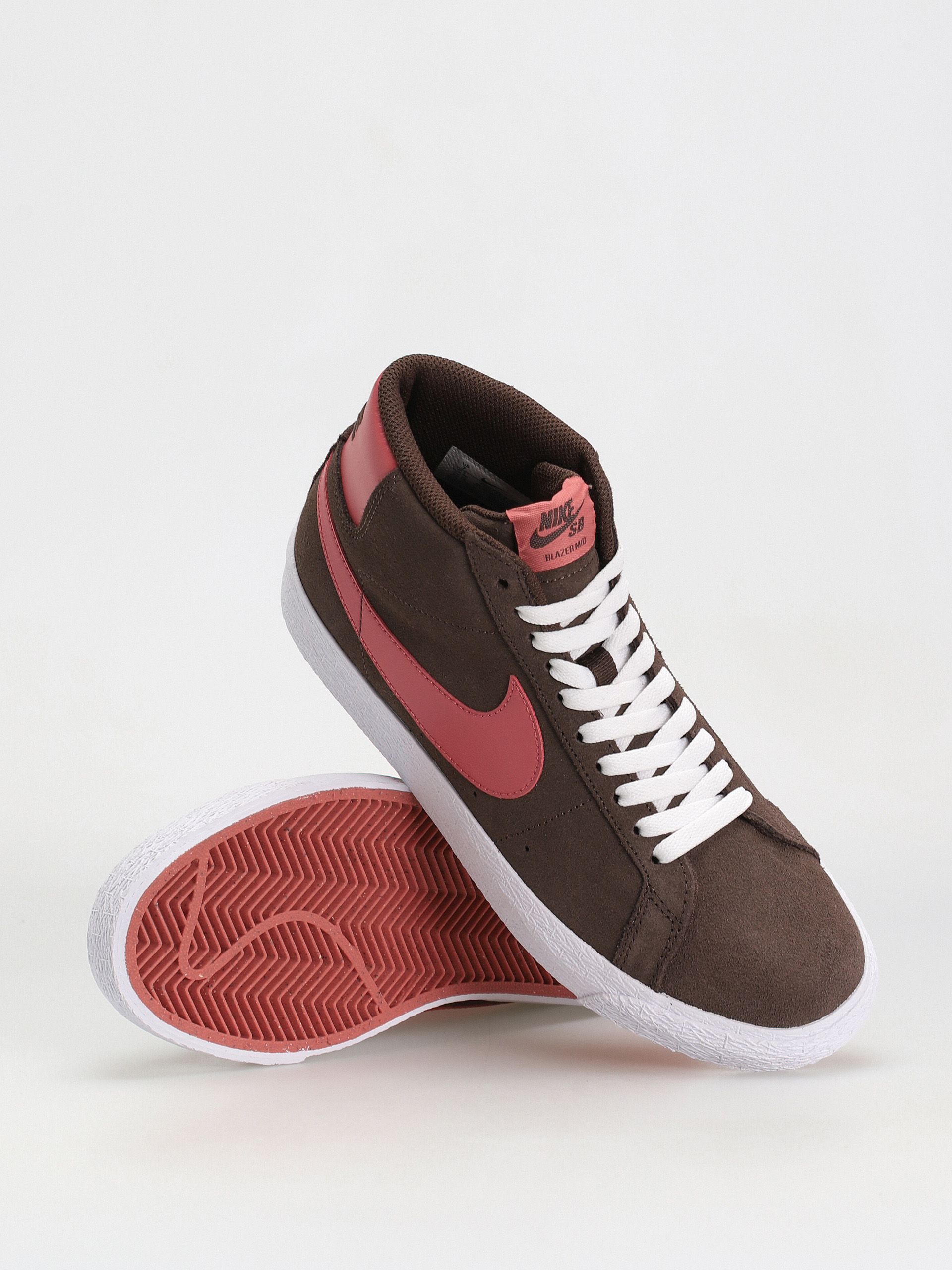 Nike SB Zoom Blazer Mid Shoes (baroque brown/adobe baroque brown white)
