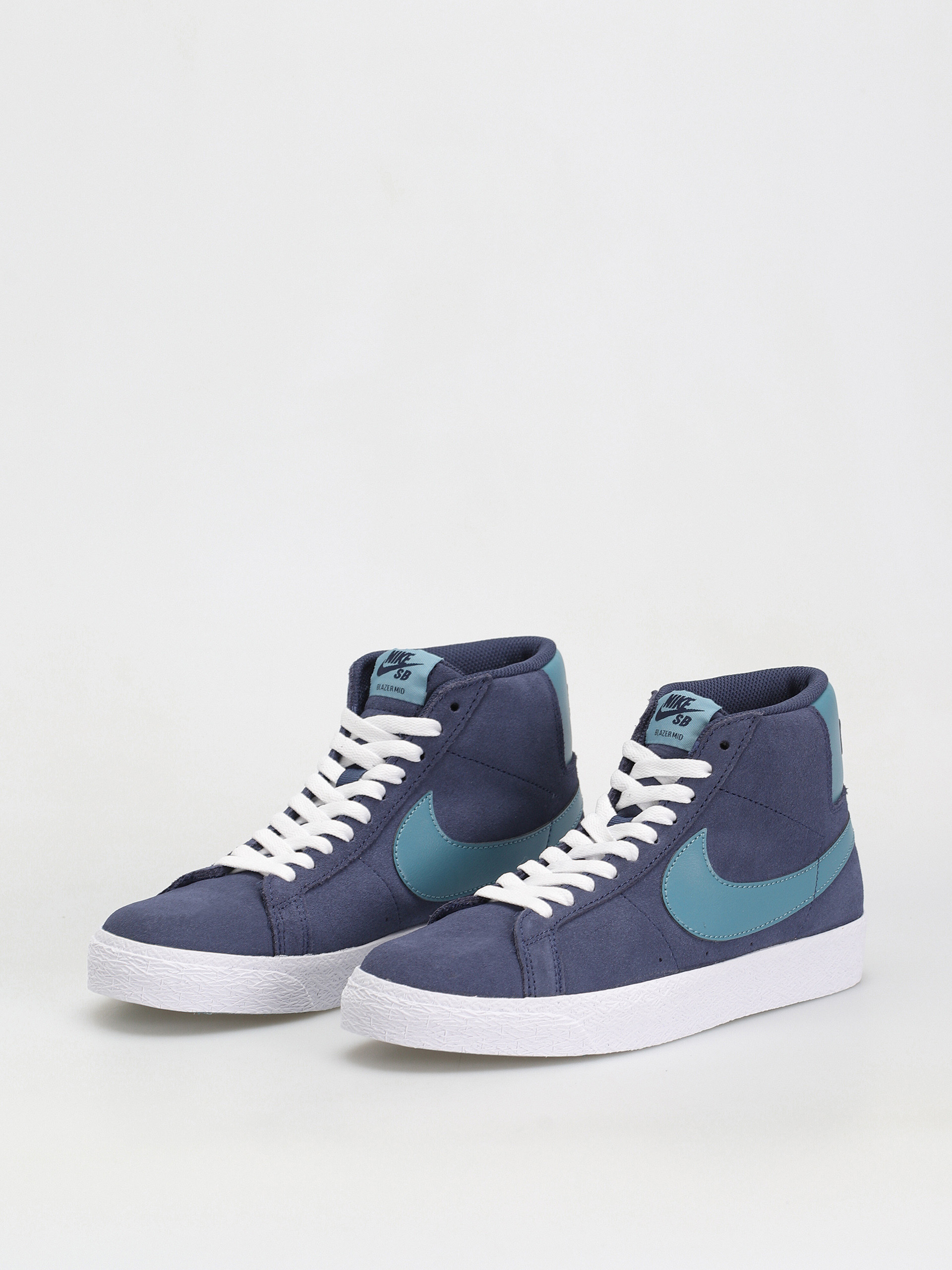 Nike SB Zoom Blazer Mid Schuhe (midnight navy/noise aqua midnight navy)