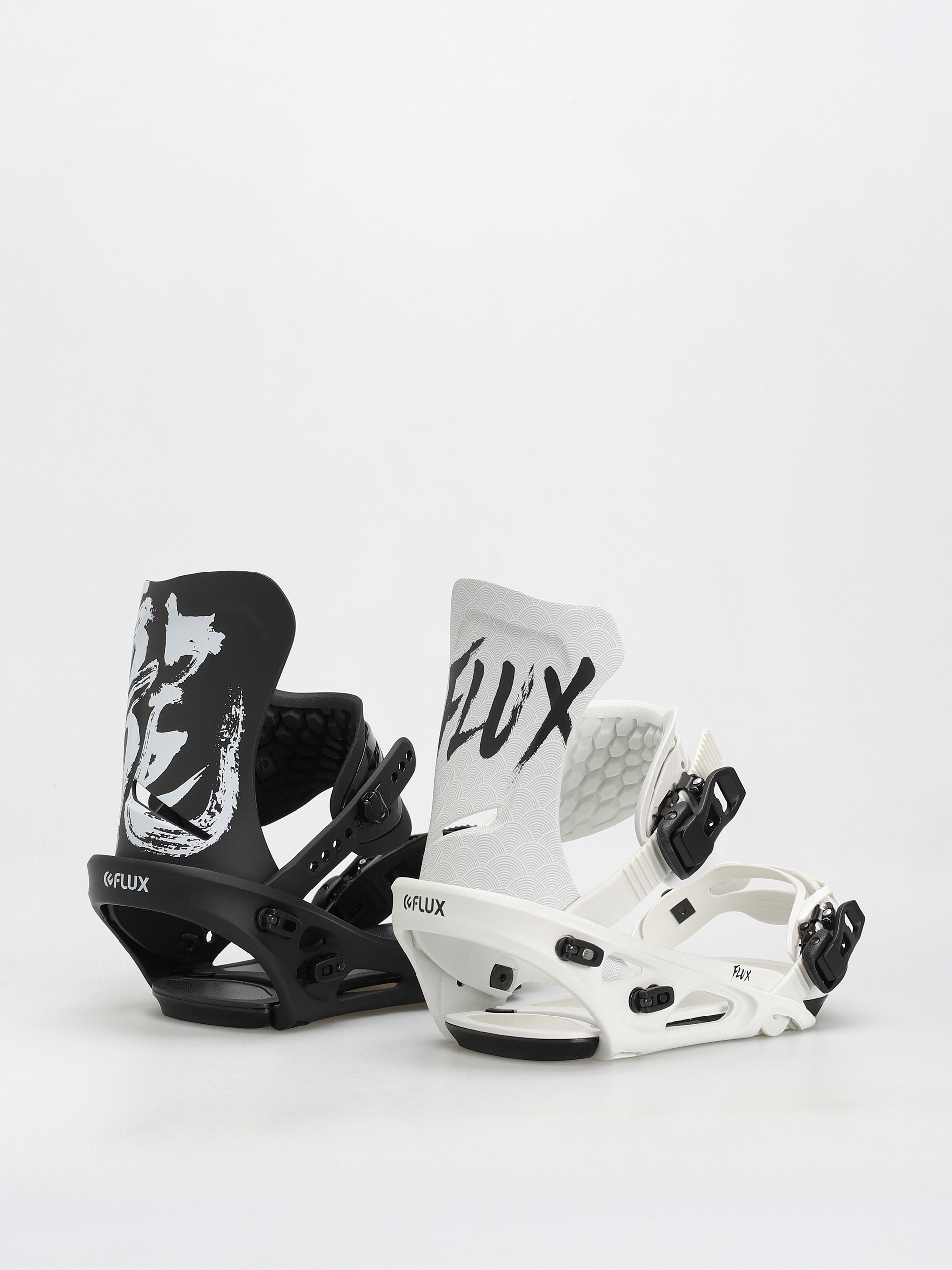 FLUX ds Lサイズ　Burton Rome drake sp ride Flux DS Snowboard bindings - white, black (dragon)