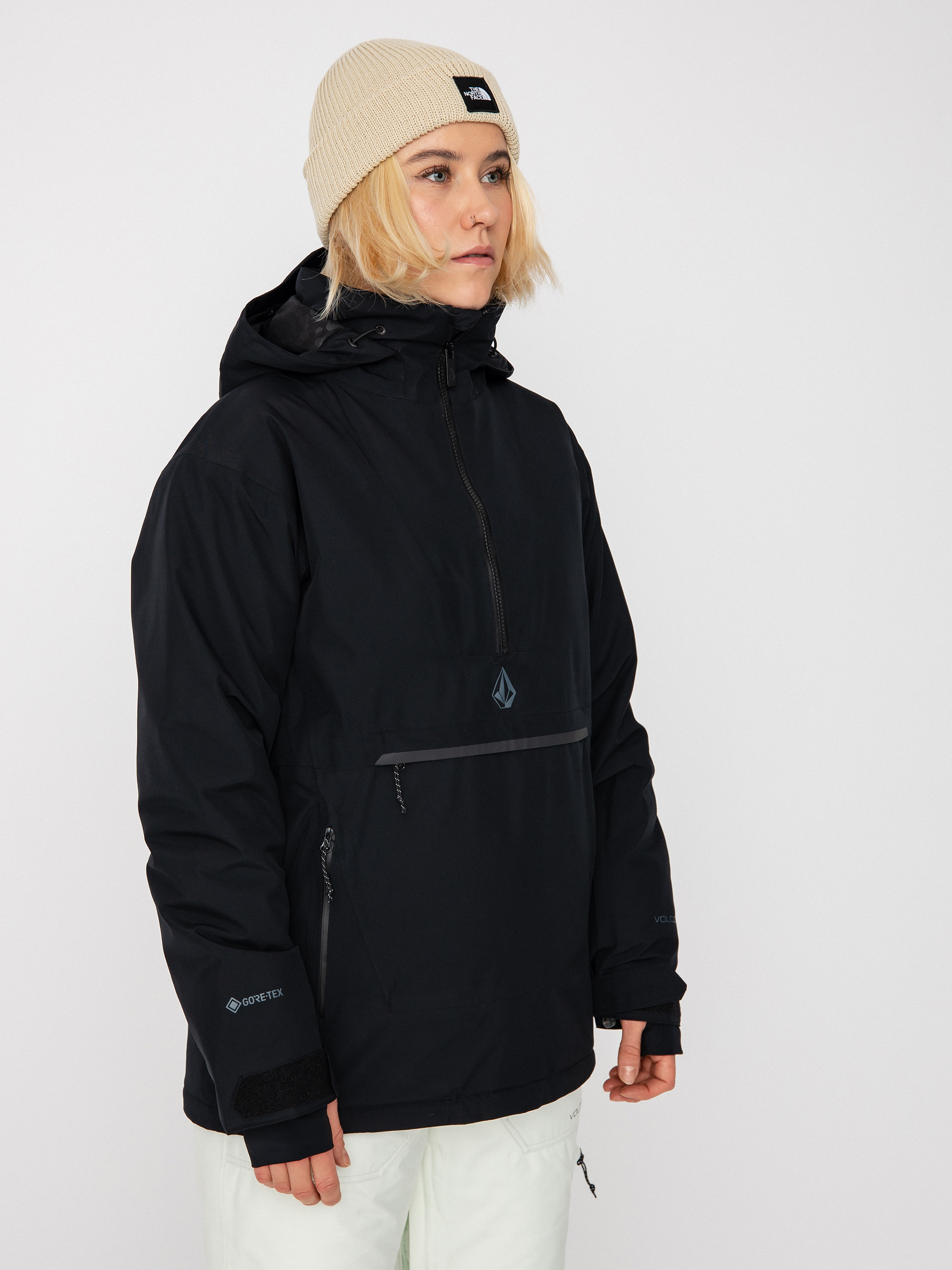 Womens Volcom Fern Ins Gore Pullover Snowboard jacket (black)