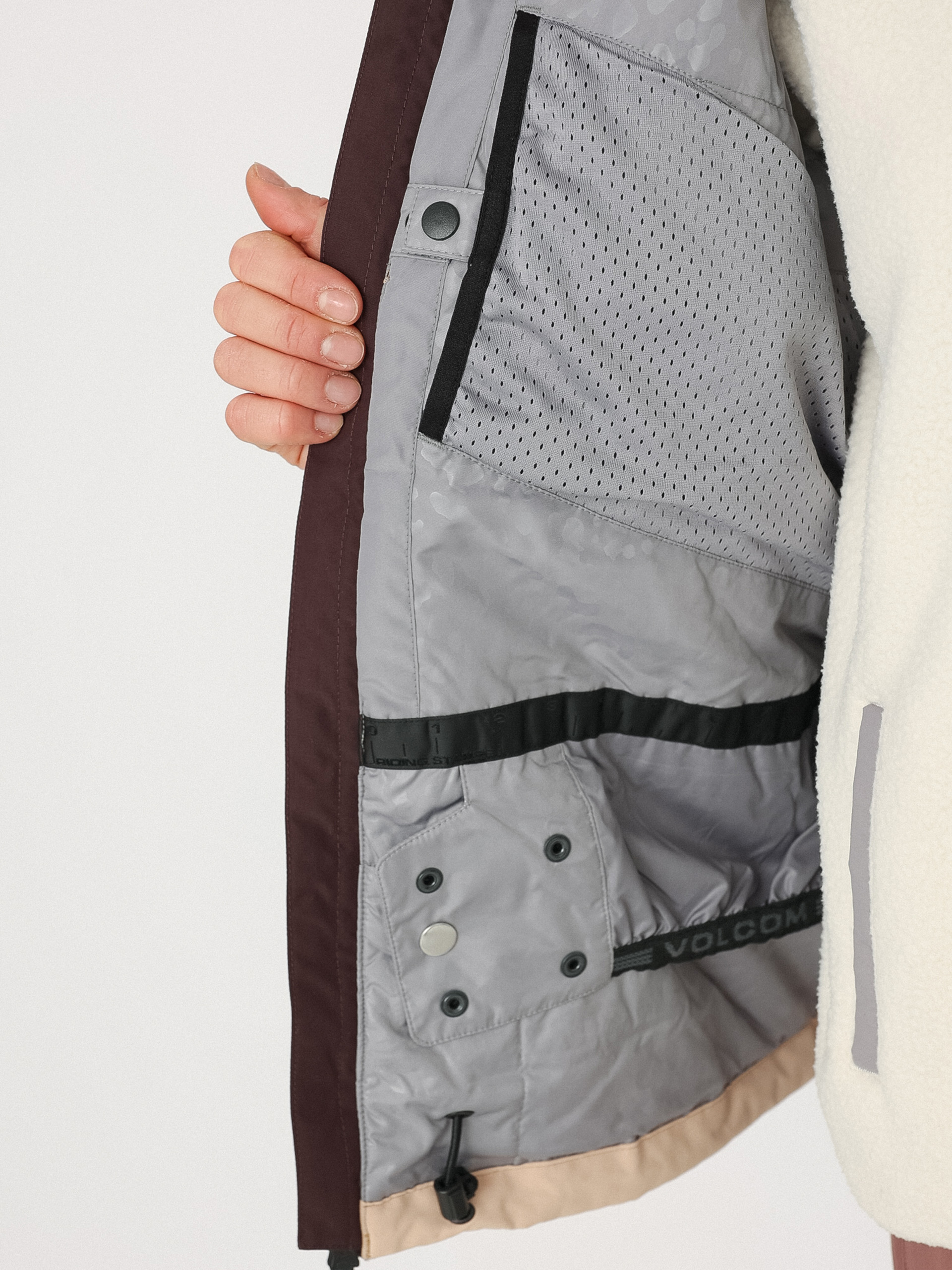 Womens Volcom Rossland Ins Snowboard jacket (sand)