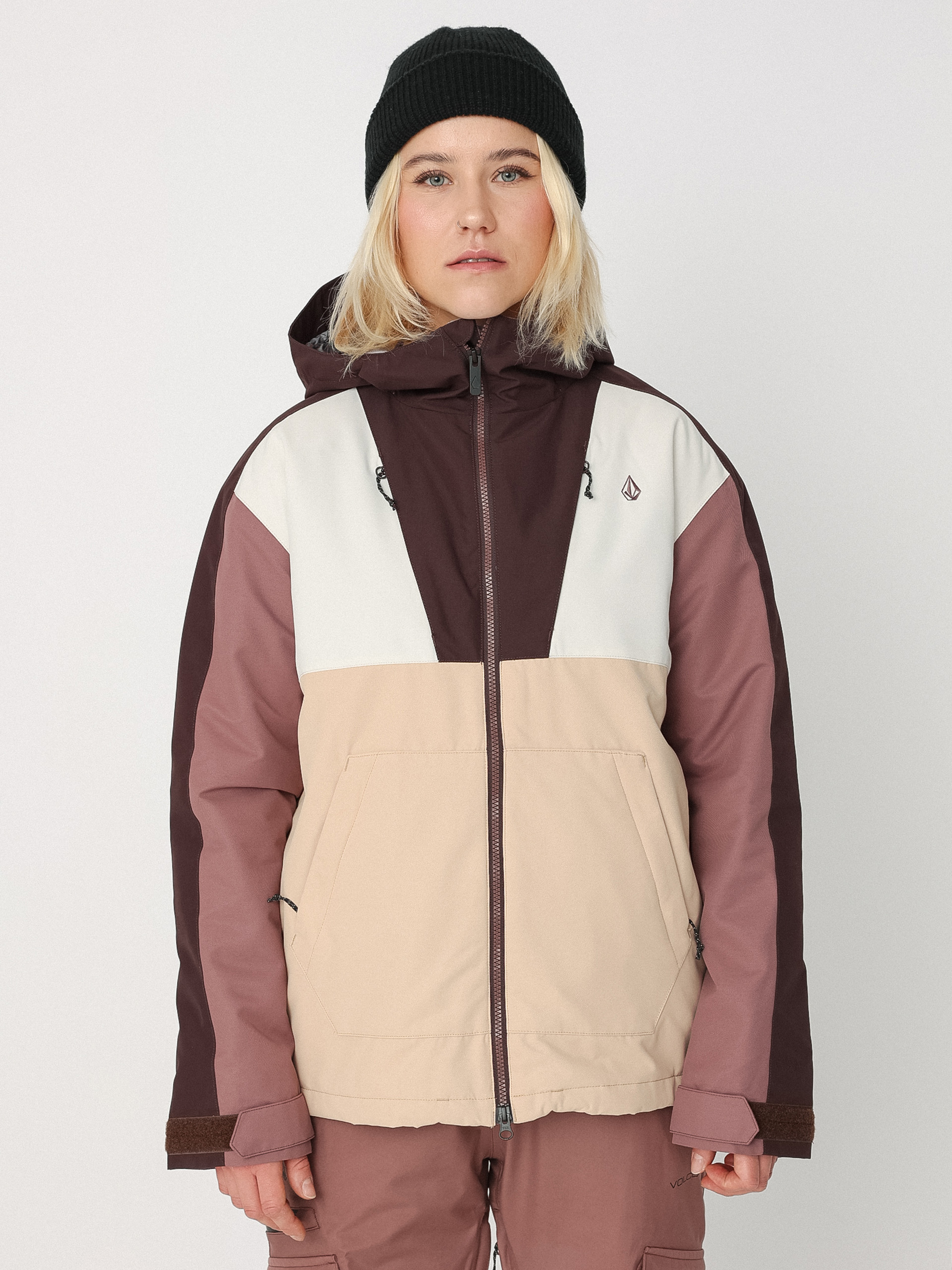 Womens Volcom Rossland Ins Snowboard jacket (sand)