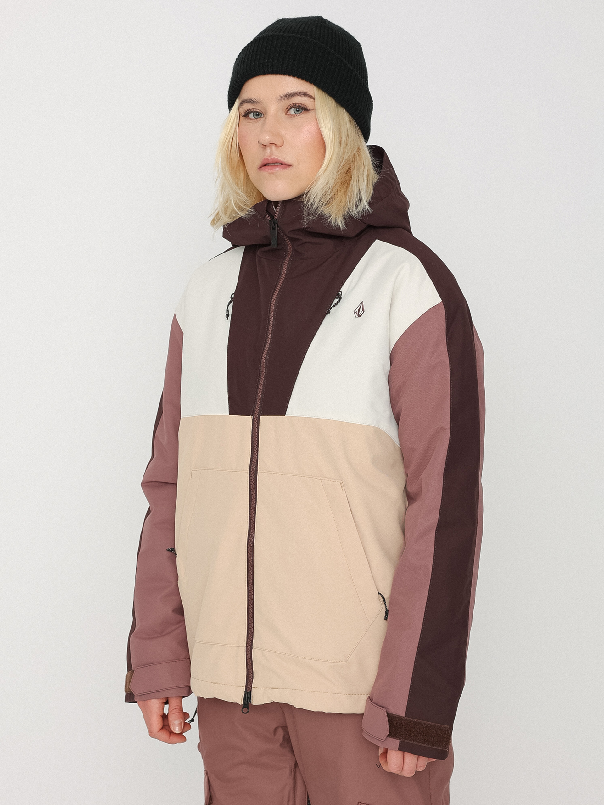 Womens Volcom Rossland Ins Snowboard jacket (sand)