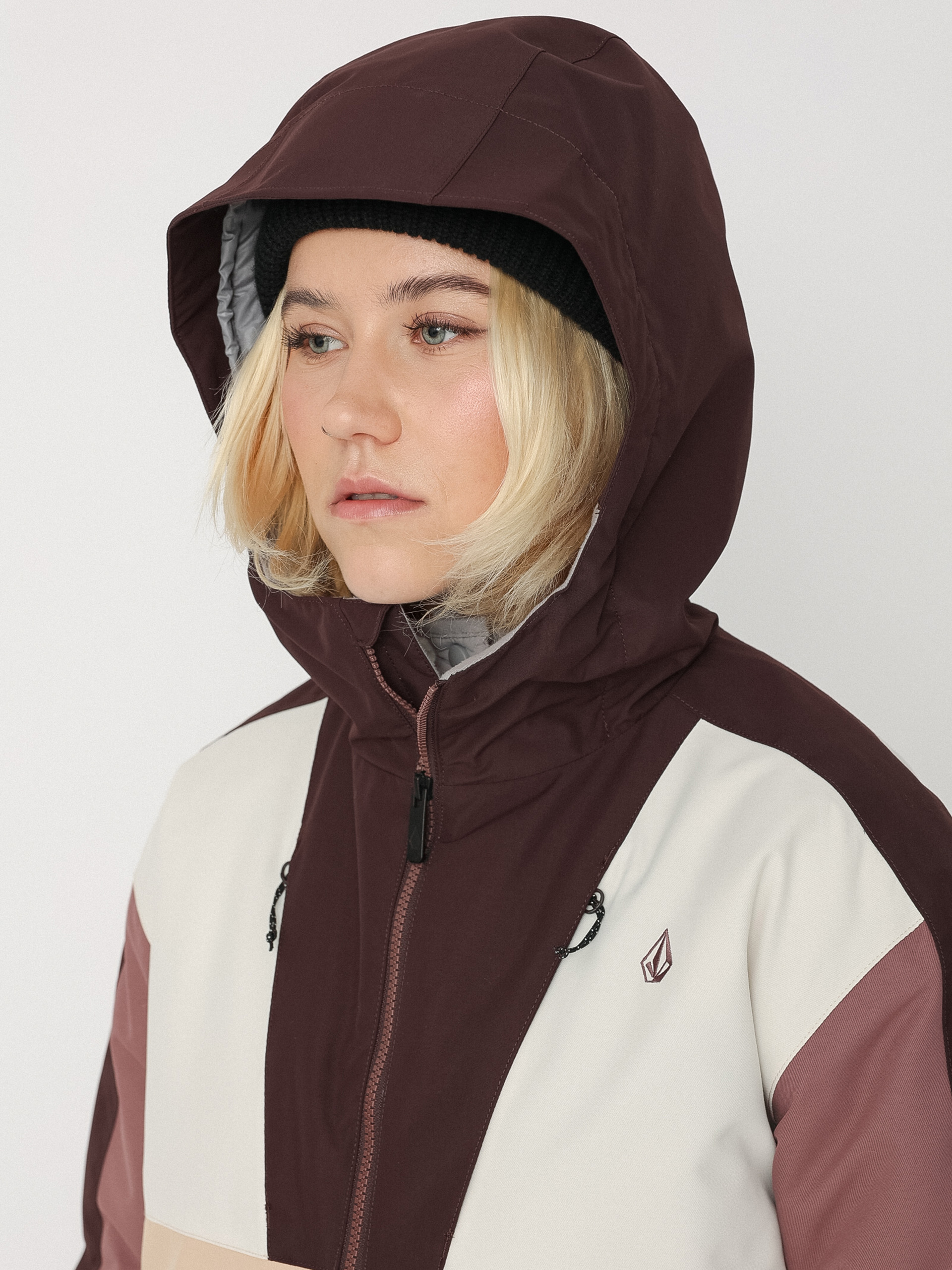 Womens Volcom Rossland Ins Snowboard jacket (sand)