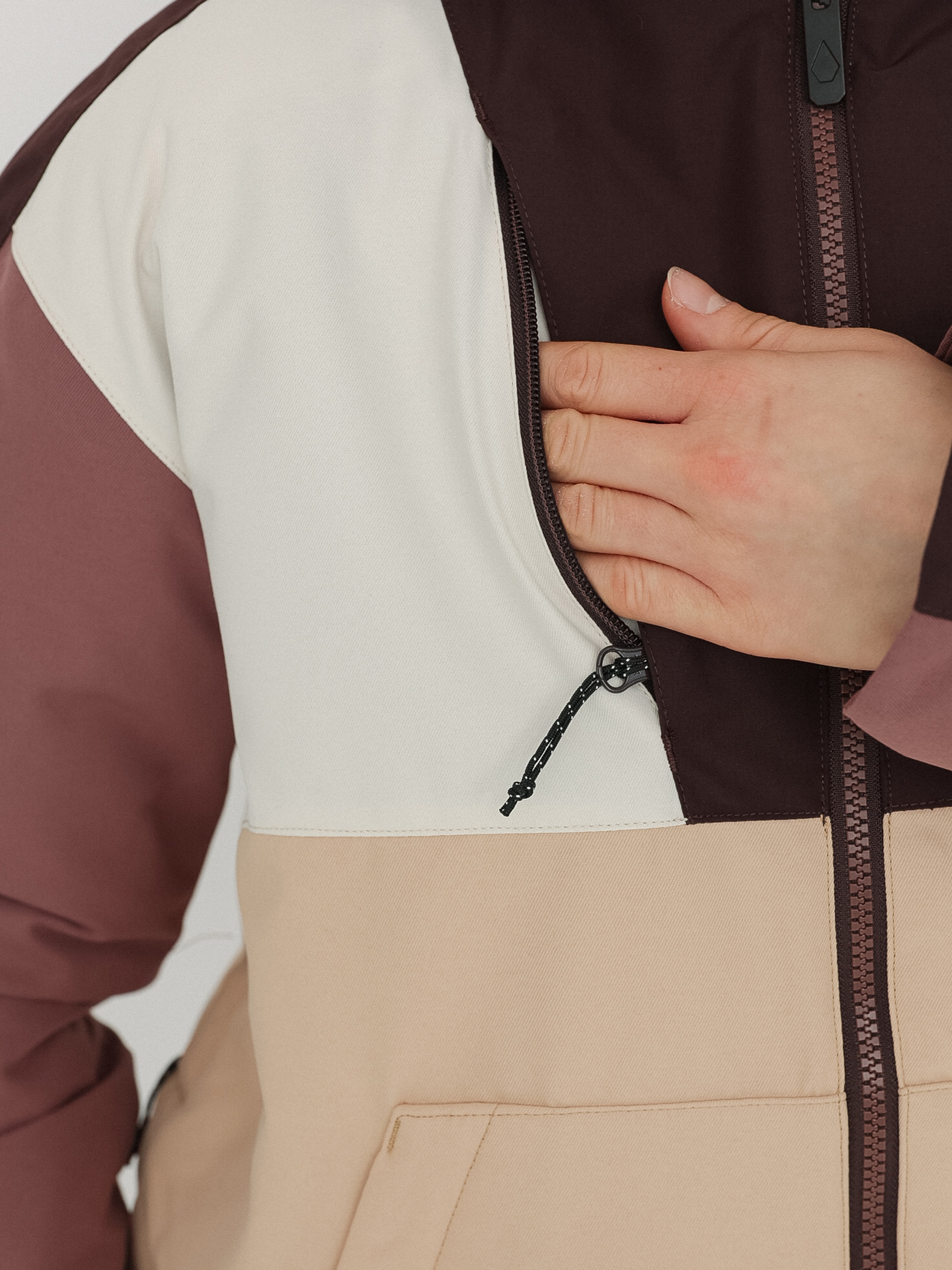 Womens Volcom Rossland Ins Snowboard jacket (sand)