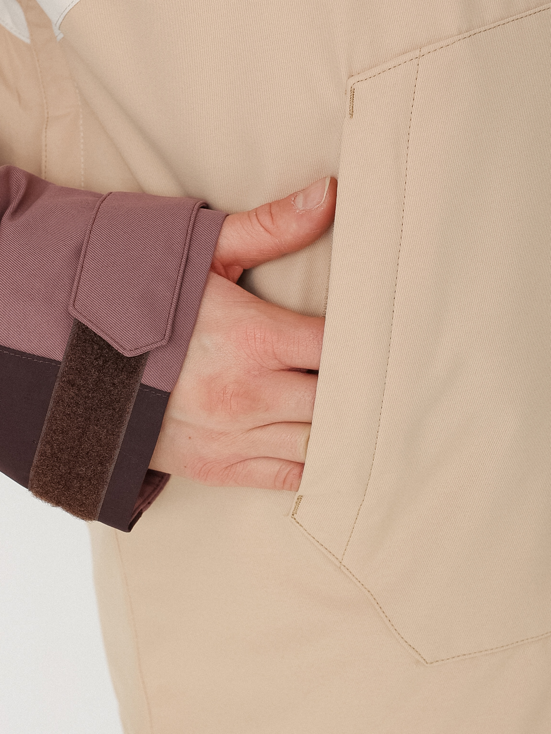 Womens Volcom Rossland Ins Snowboard jacket (sand)