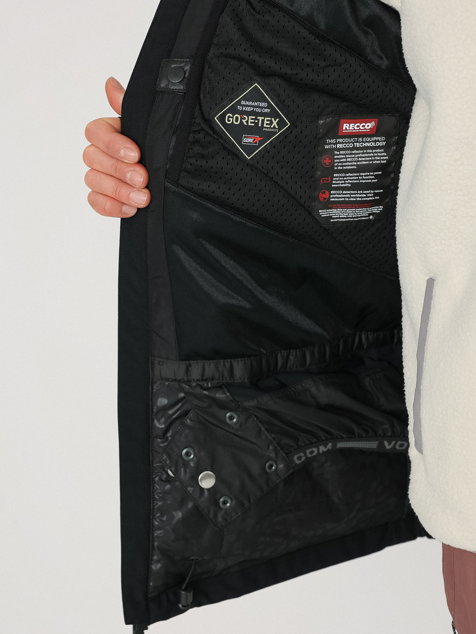 Damen Volcom 3D Stretch Gore Snowboardjacke (black)