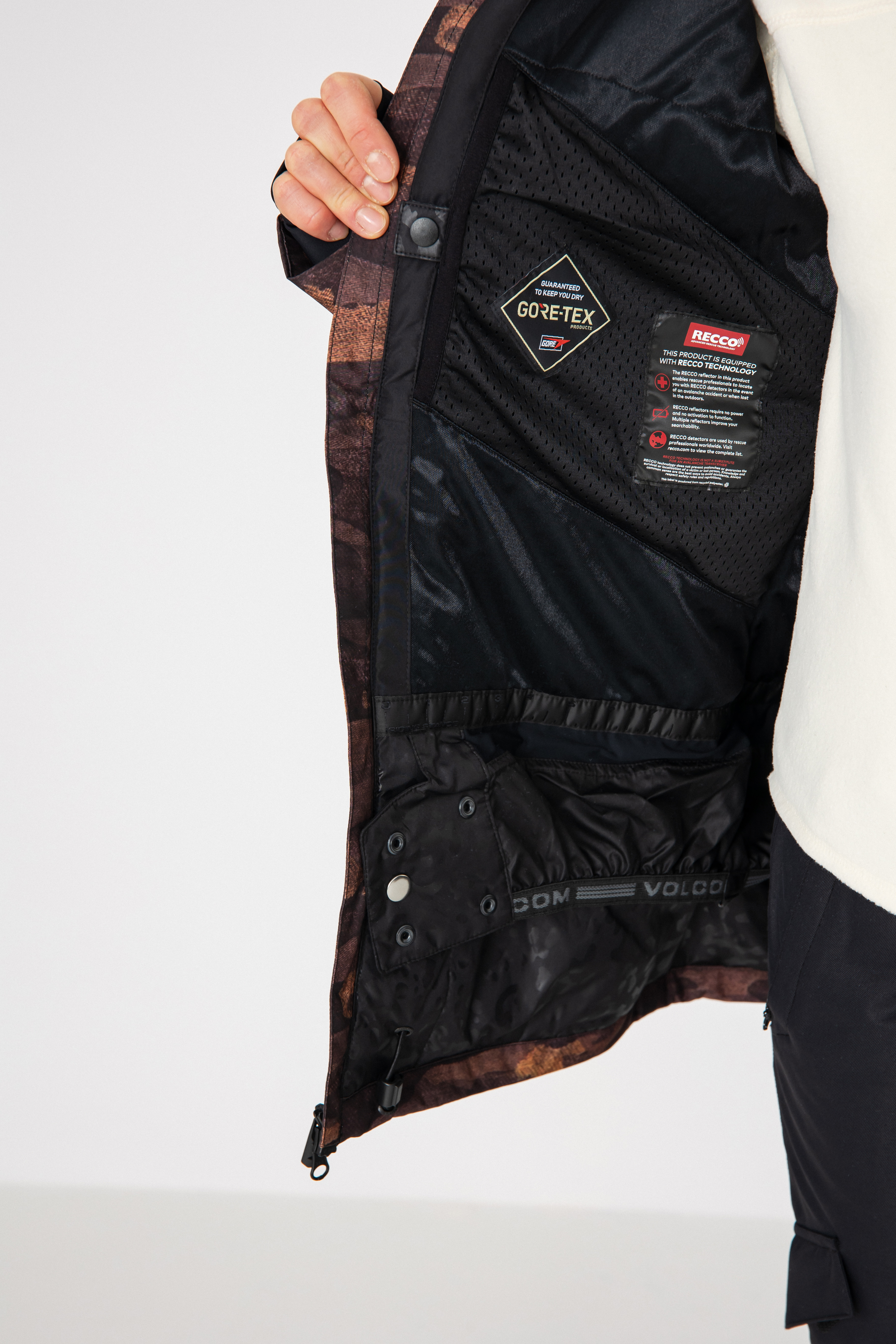 Damen Volcom 3D Stretch Gore Snowboardjacke (dusk camo)