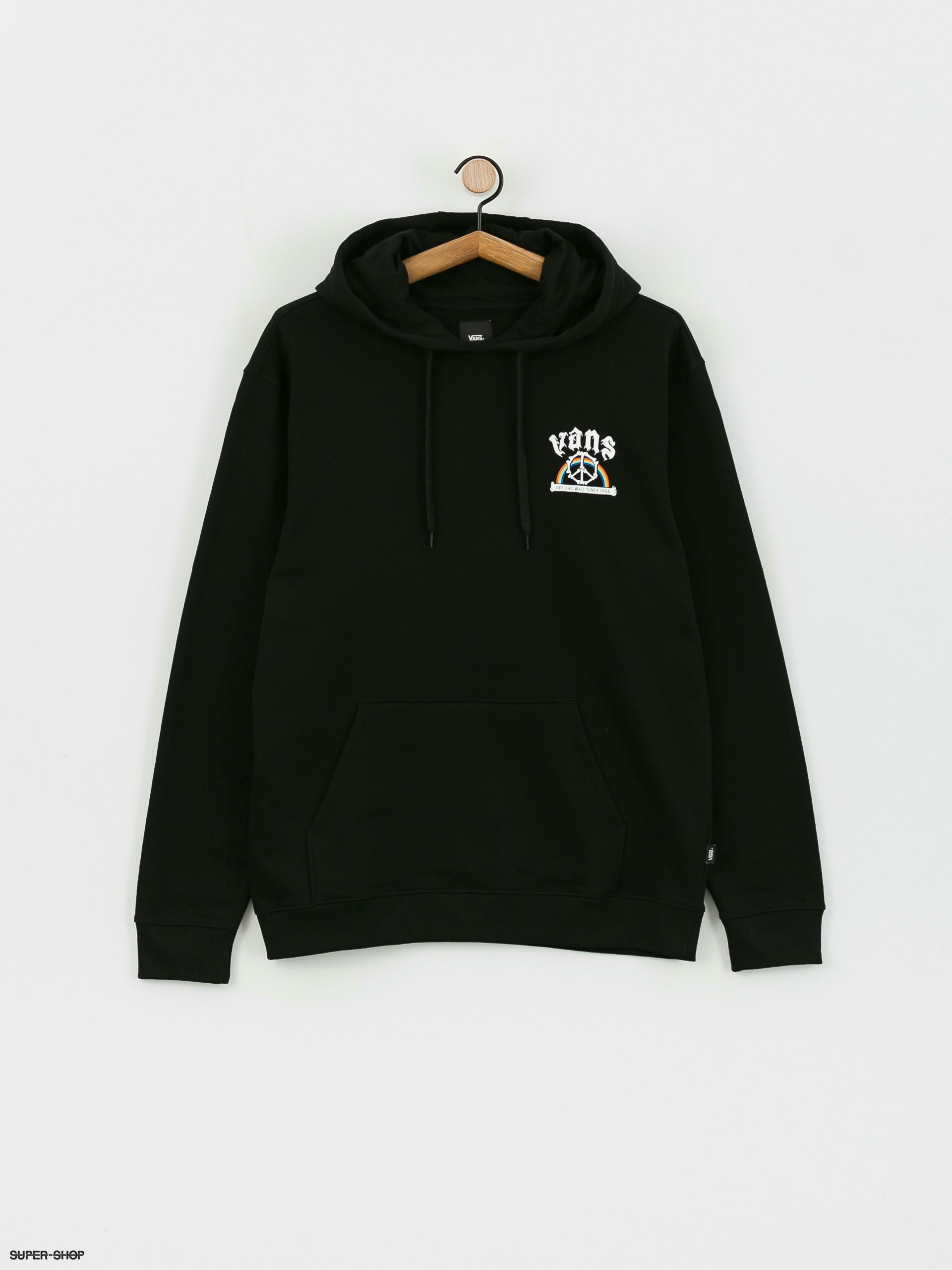 Vans off the wall hotsell black hoodie