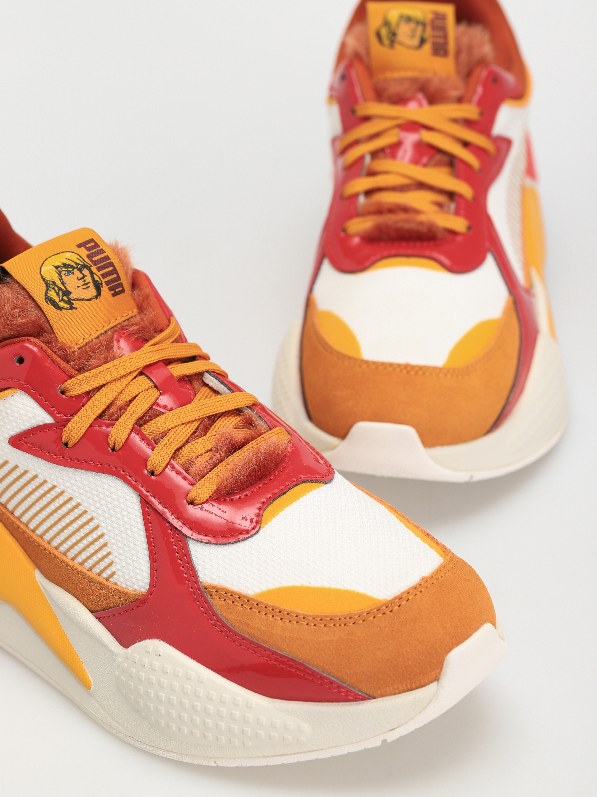 Puma Rs X He Man Shoes (orange brick/high risk red)