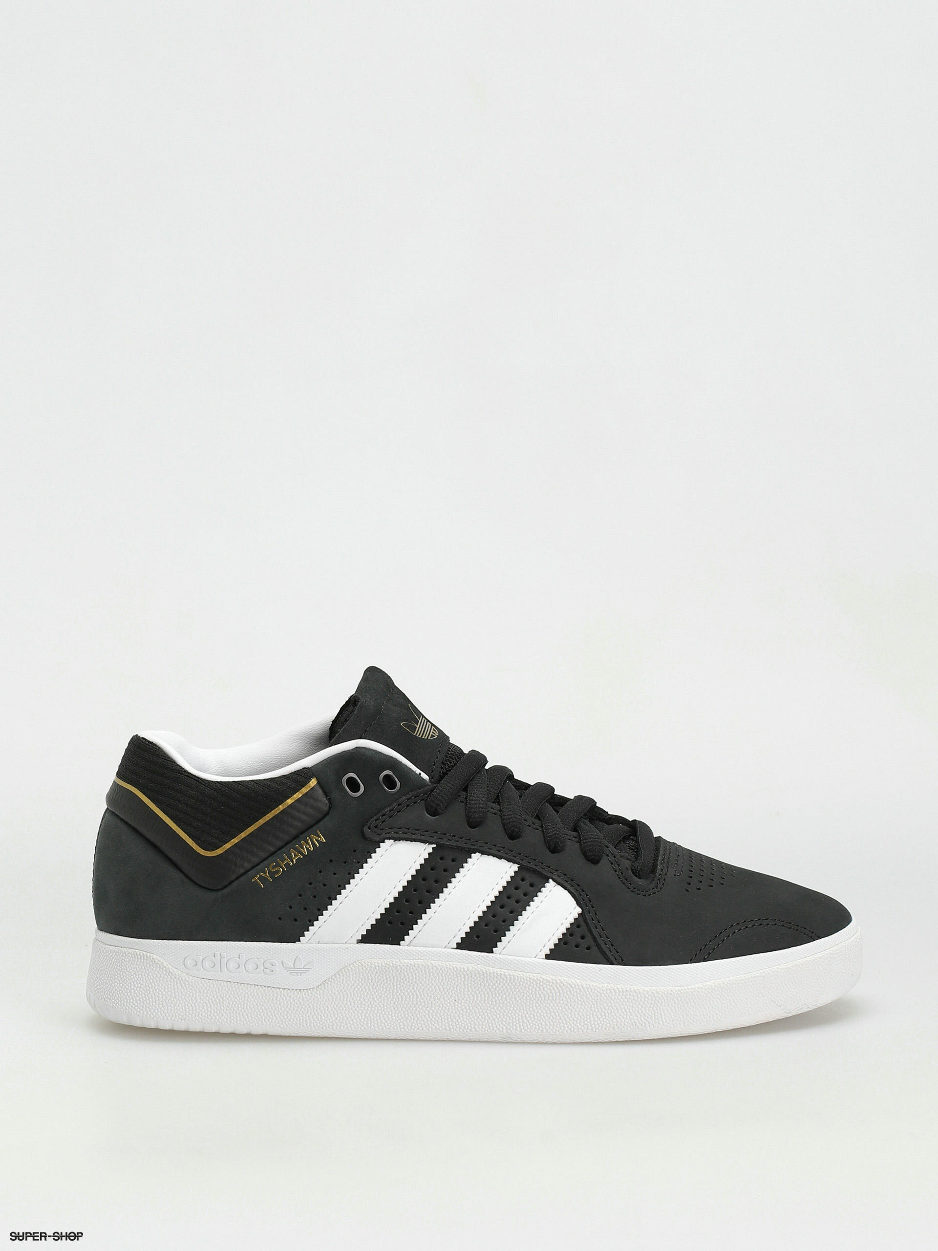 adidas Tyshawn Shoes (cblack/ftwwht/goldmt)