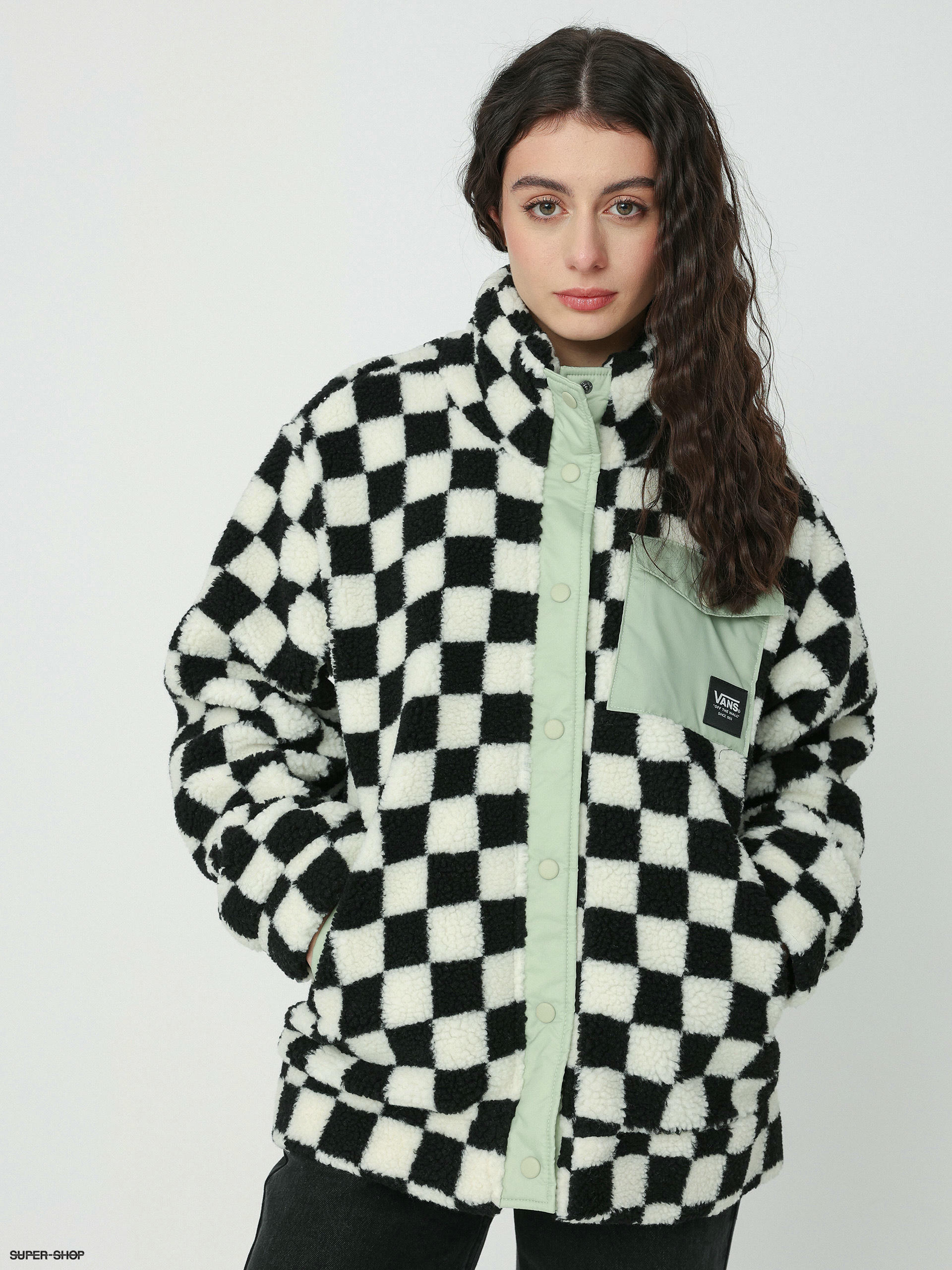 Vans checkered sale windbreaker