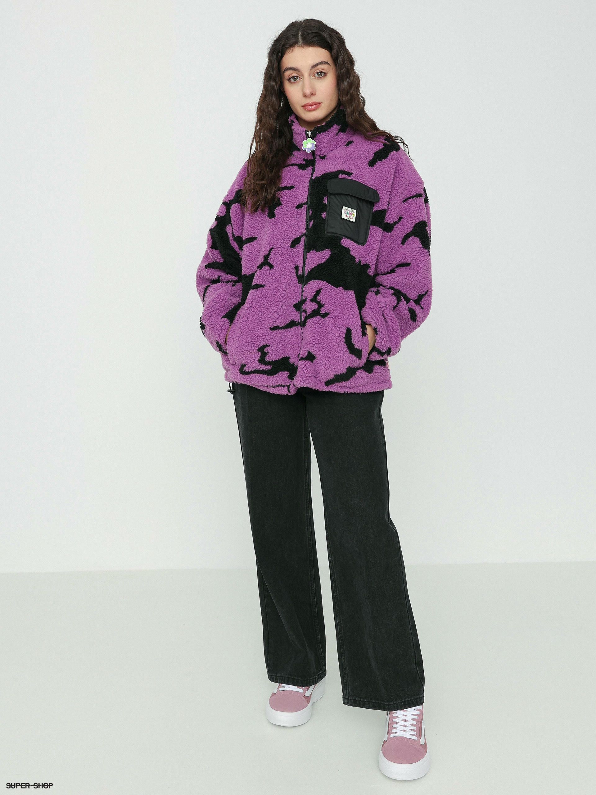 Vans Ireneisgood Sherpa Jacket Wmn (ireneisgood bougainvillea)