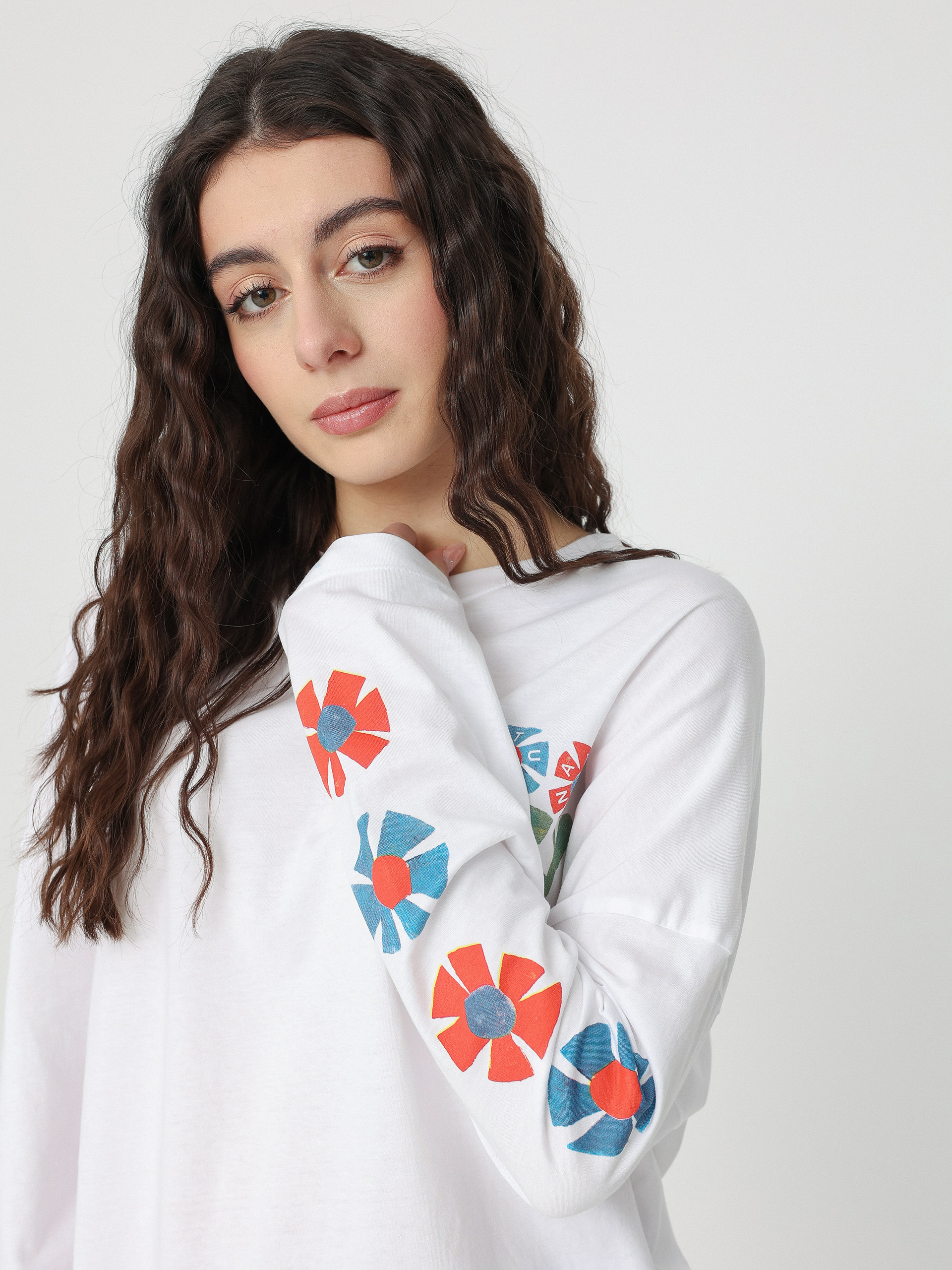 Element Flowers Wheels T-Shirt Wmn (optic white)