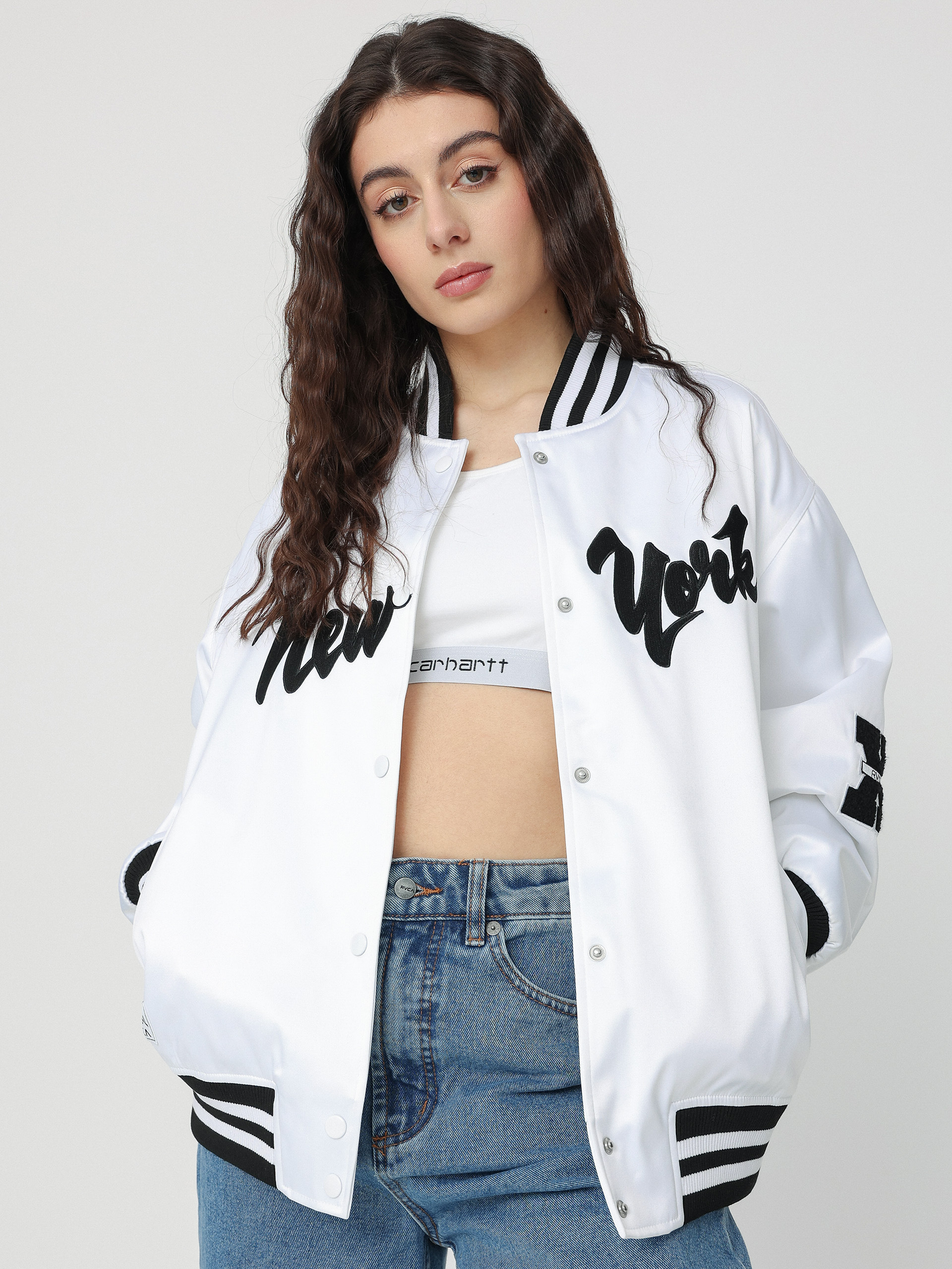 Rvca bomber clearance jacket