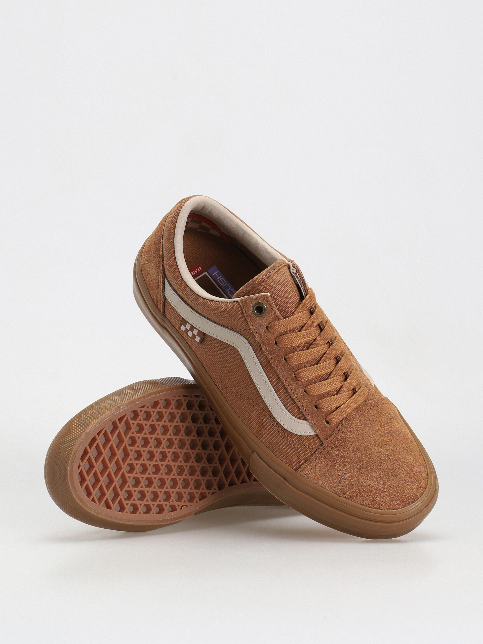 Vans Skate Old Skool Shoes (light brown/gum)