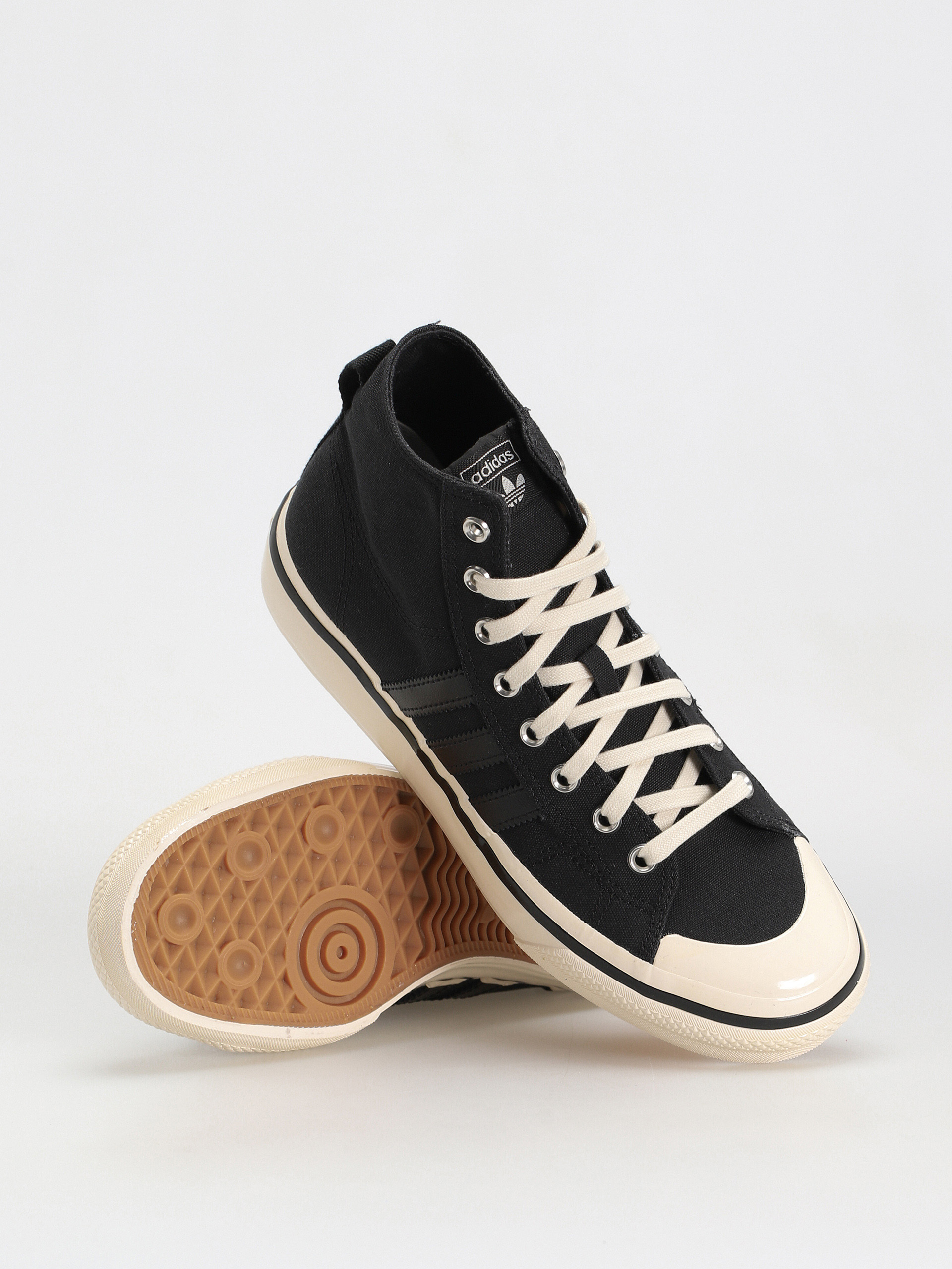 adidas Originals Nizza Hi Rf 74 Shoes (cblack/cwhite/gum3)