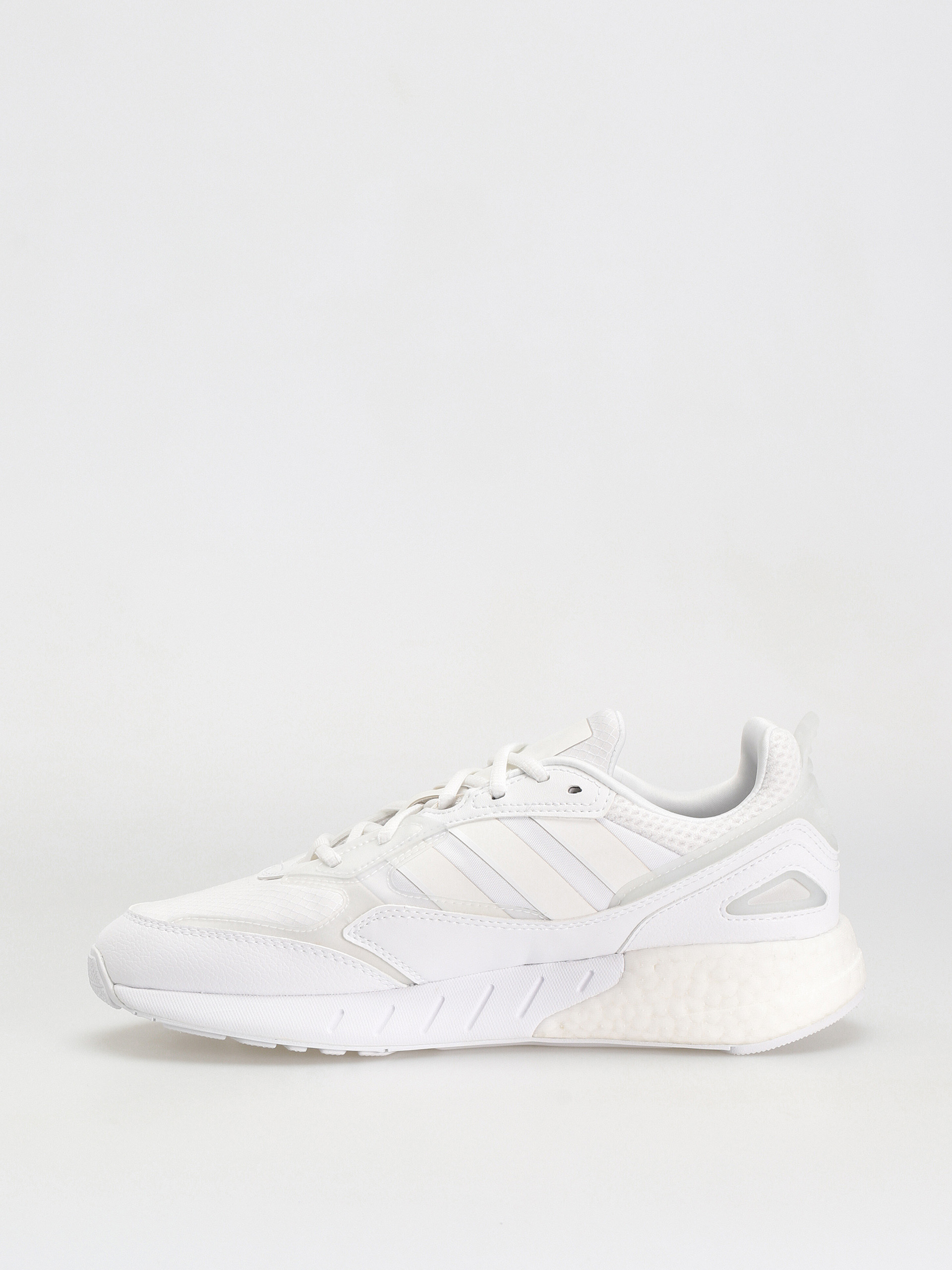 All white adidas zx online