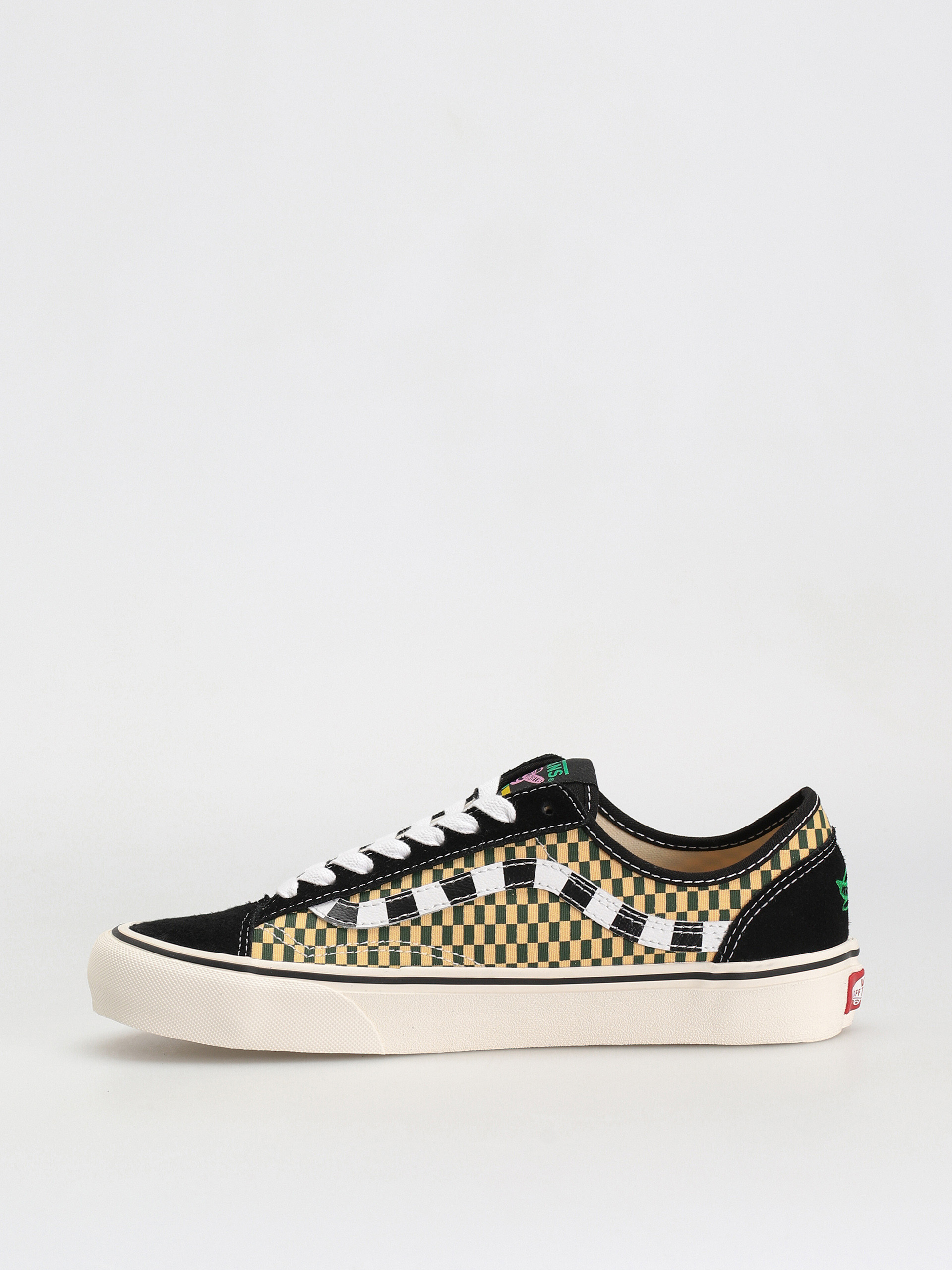 Vans old skool black on sale gold