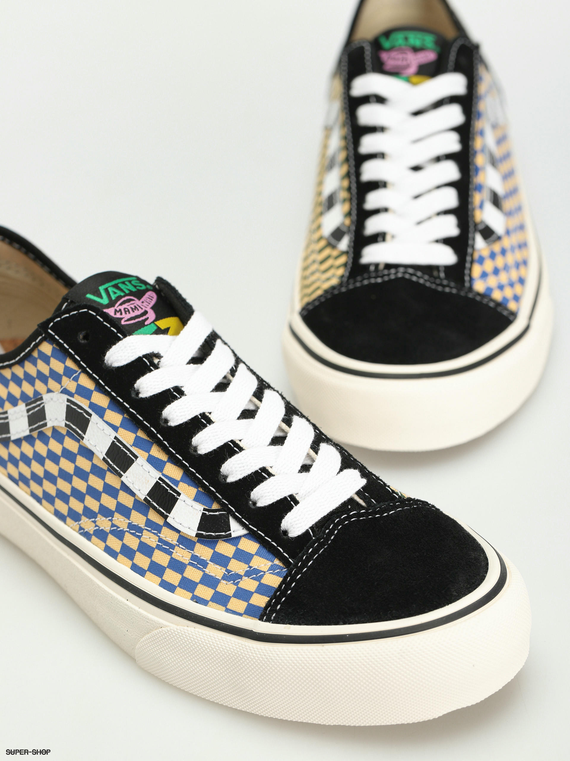 Vans old skool checkerboard hot sale cream